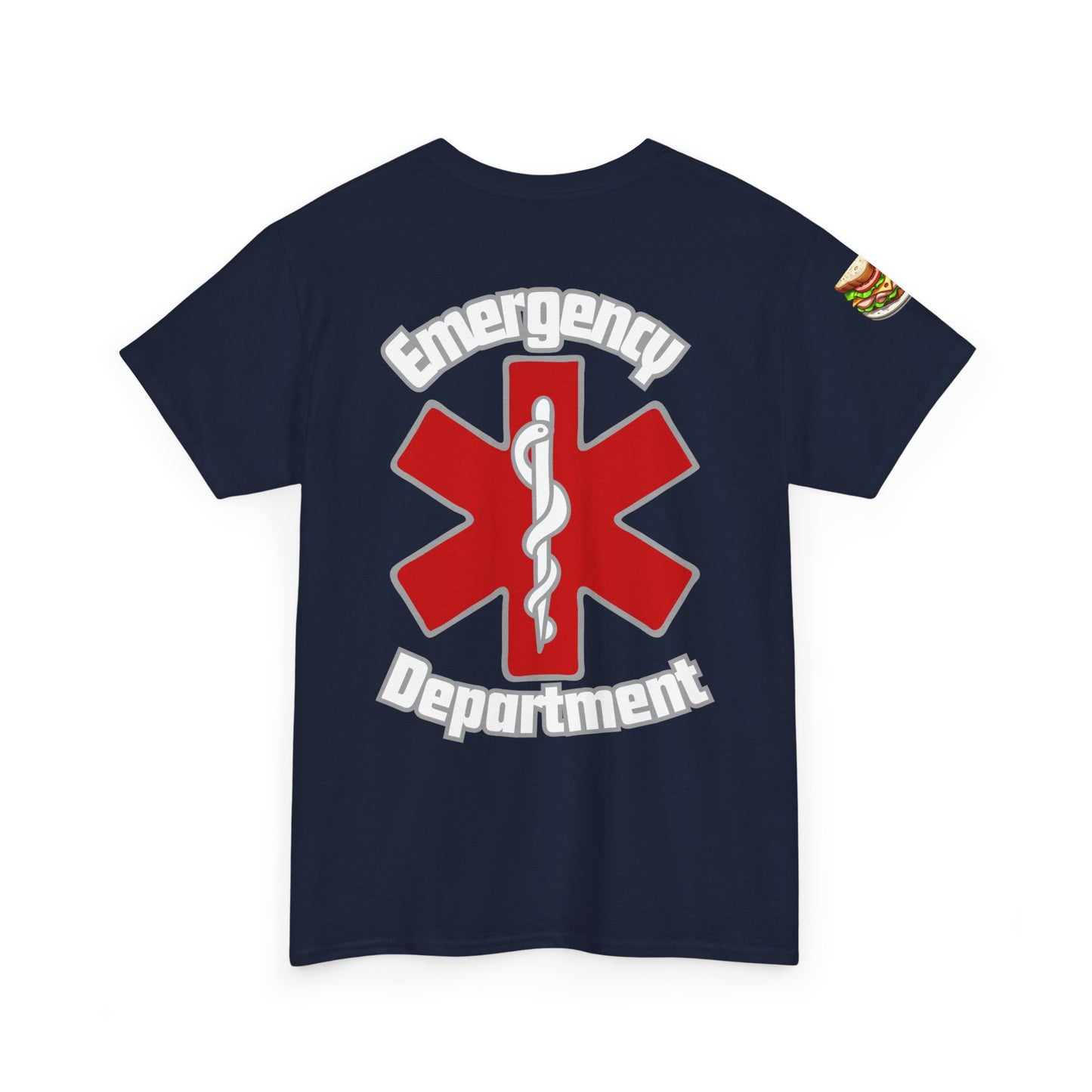 ER humor tee: Hi! Ask me about our turkey sandwiches