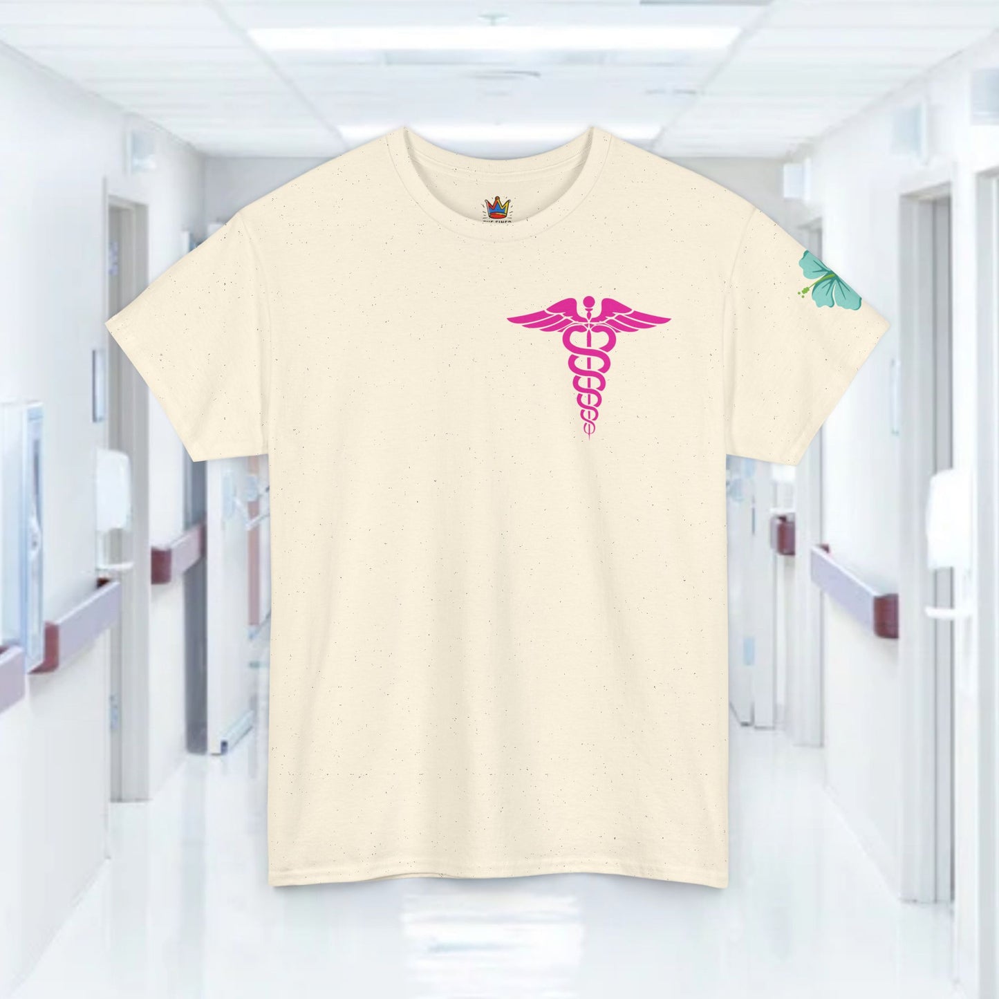 Copy of Summertime RN Hawaiian themed t shirt gift for nurses week floral RN shirt tropical themed RN healthcare worker gift t shirt