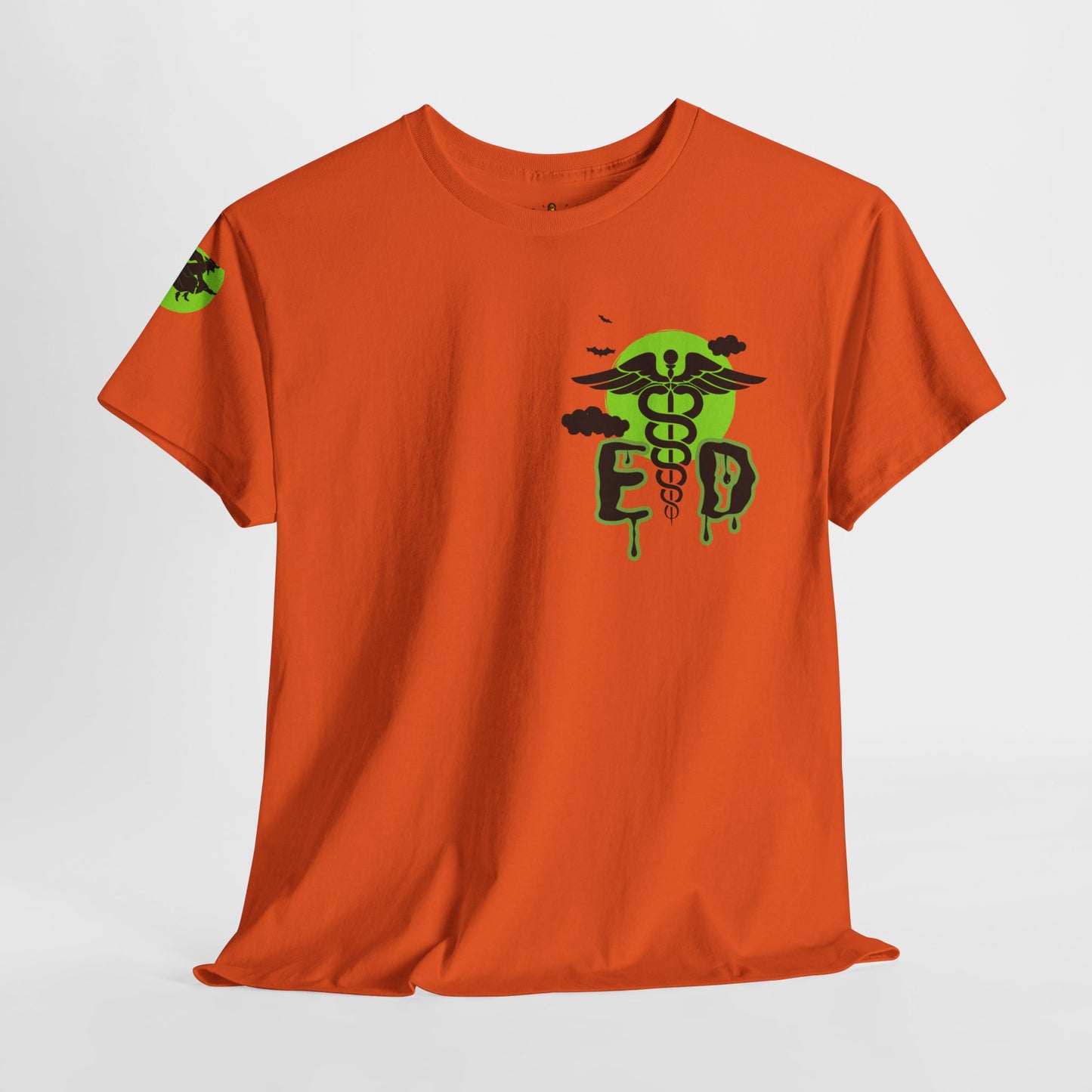 Witches Boiling Cauldron Halloween themed emergency department Unisex Heavy Cotton Tee