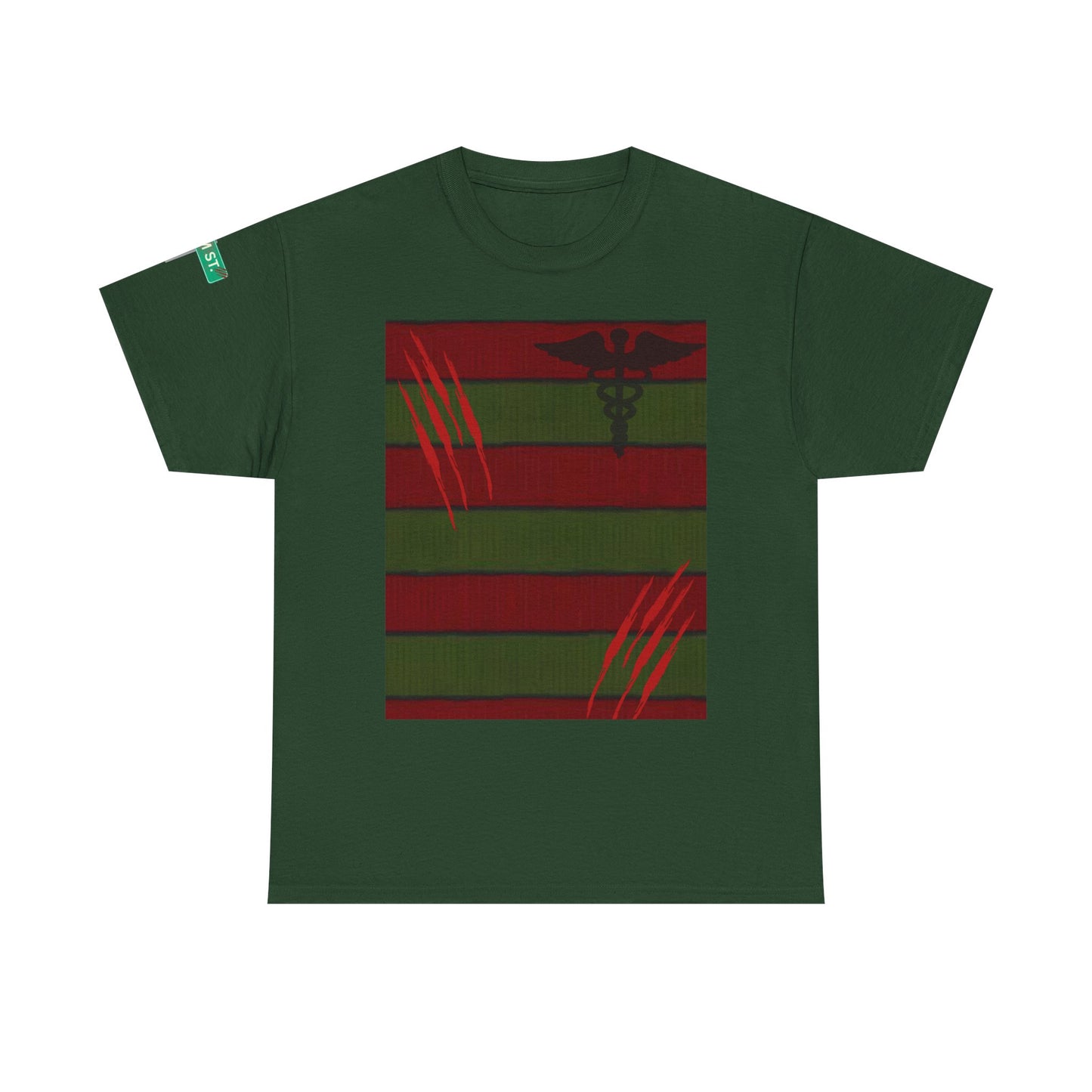 Nightmare on Elm Street ER T Shirt Horror Halloween Shirt for Emergency Department Staff Freddy Krueger Inspired ED Tee Scary Medical Humor