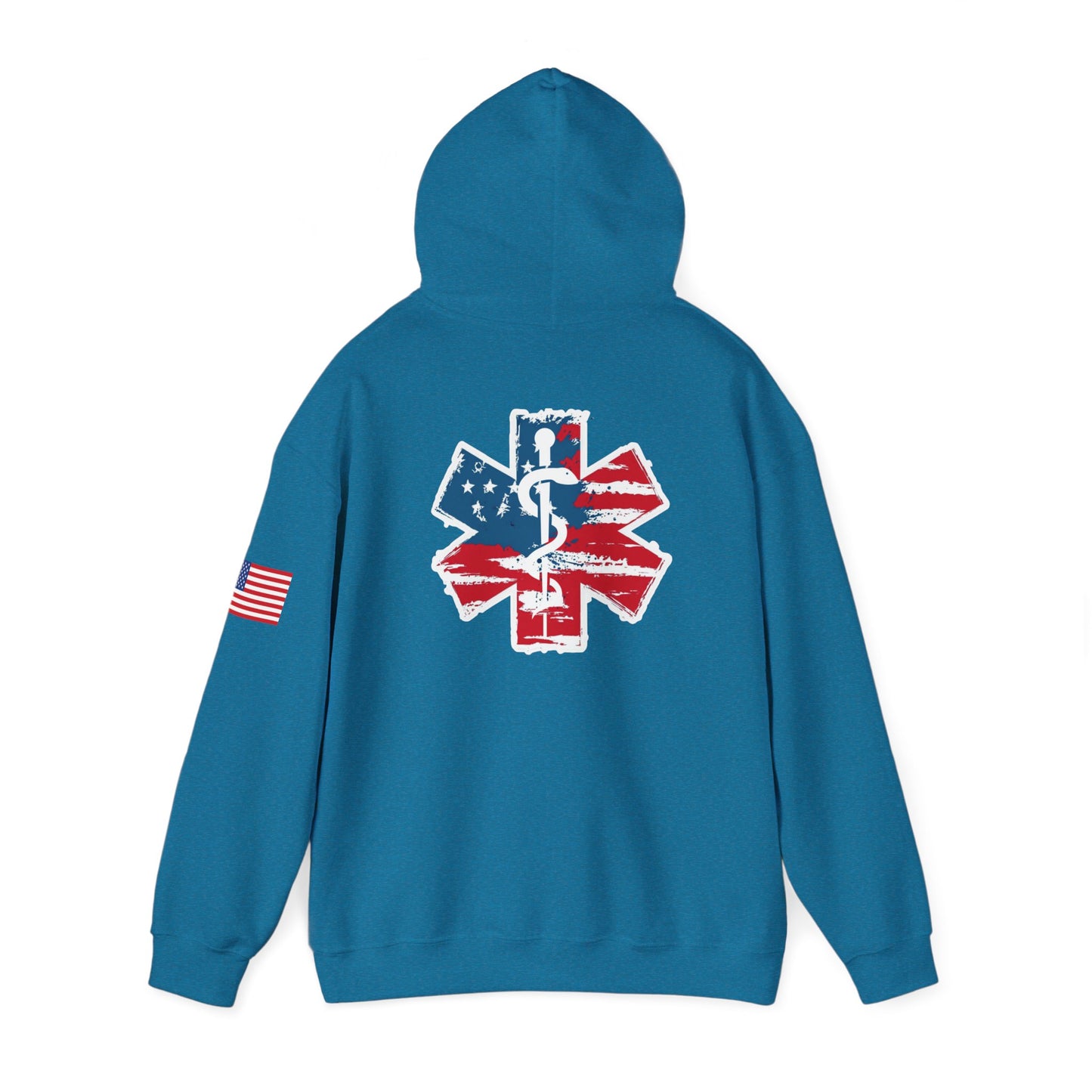 Patriotic RN Hoodie Independence Day gift for nurse Unisex Heavy Blend™ Hooded Sweatshirt