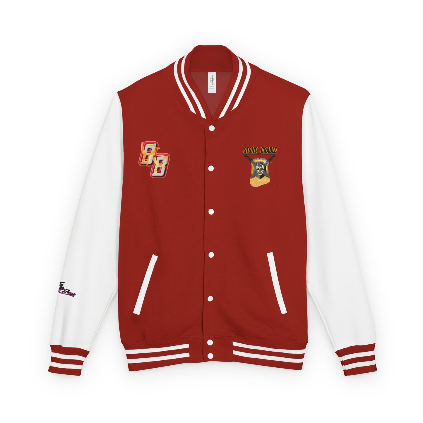 Unisex Heavyweight Letterman Jacket (Stone Cradle)