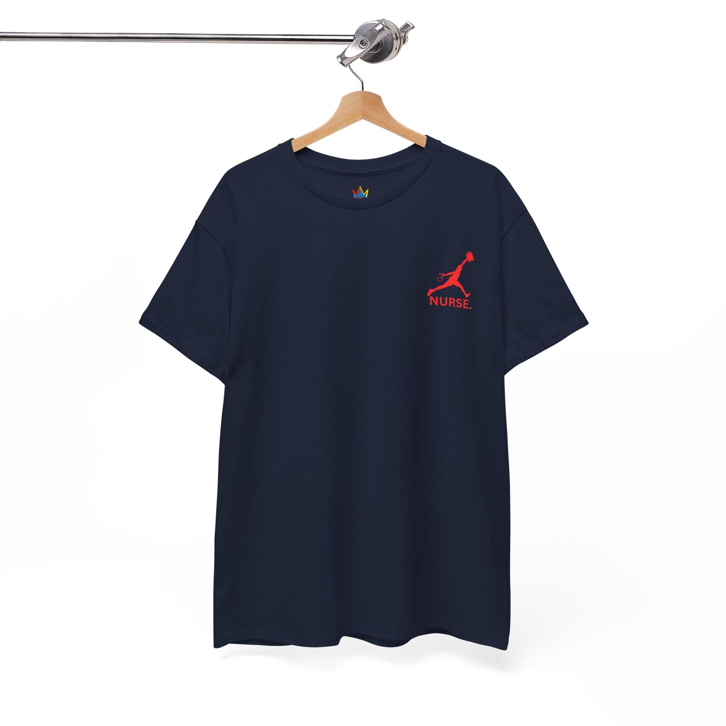 Nursing jumpman t shirt gift nurses week sporty nurse gift Unisex Heavy Cotton Tee
