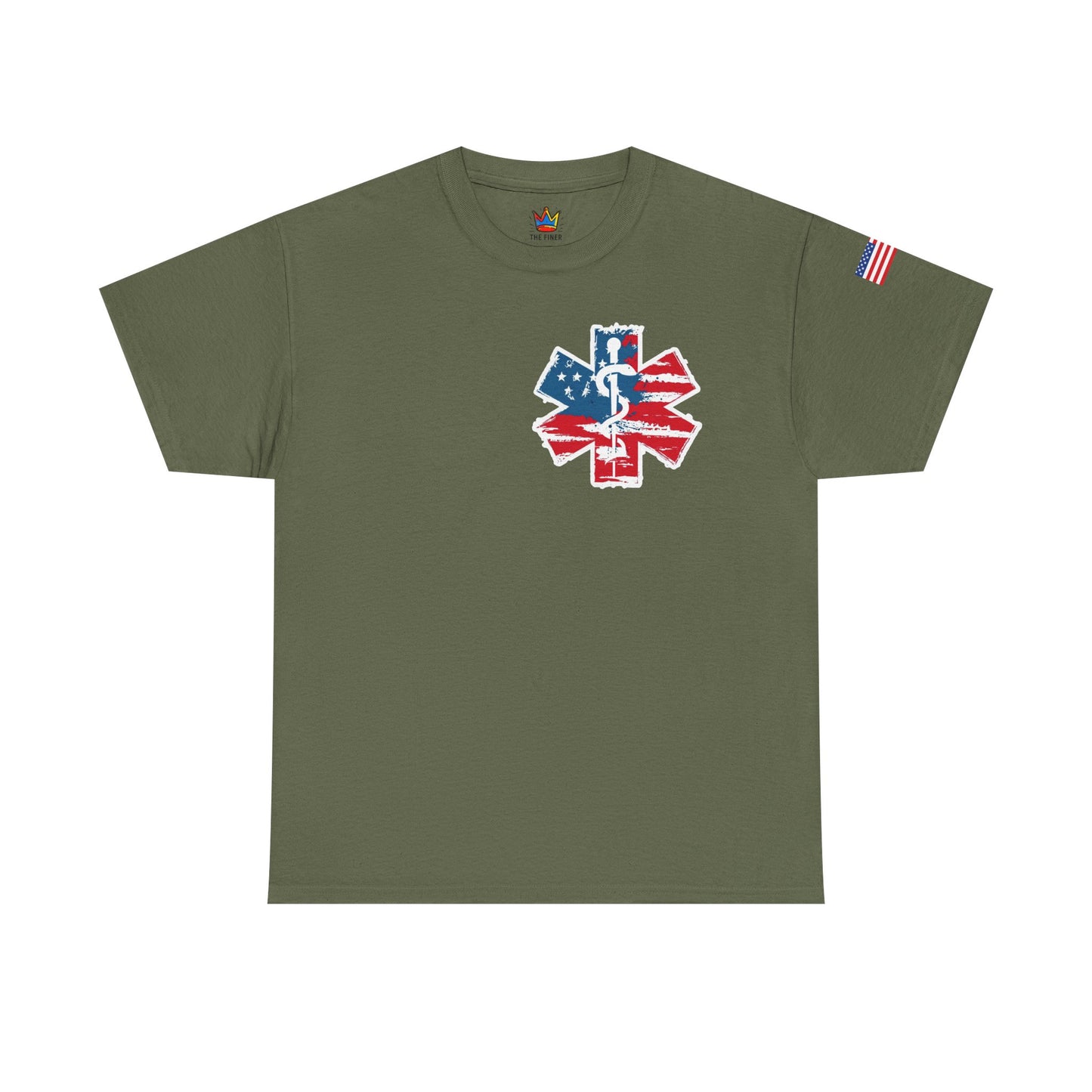 Patriotic nursing gift t shirt Unisex Heavy Cotton Tee