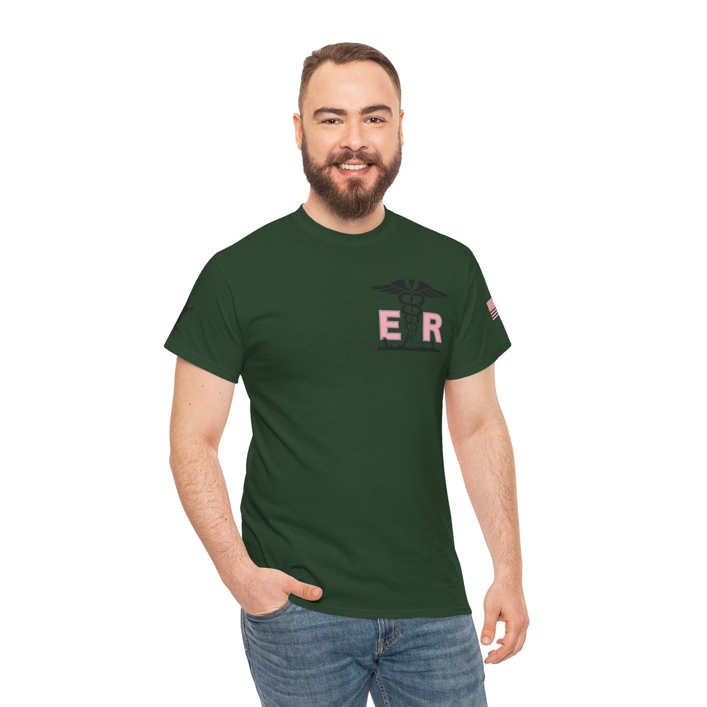 ER Halloween strawberry moon Night of the Living Dead t shirt Unisex Heavy Cotton Tee