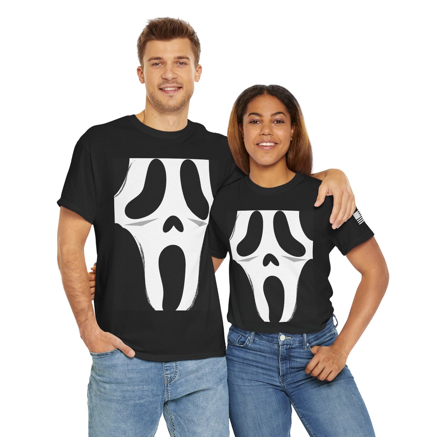 Emergency department ghostface themed ER halloween Unisex Heavy Cotton Tee