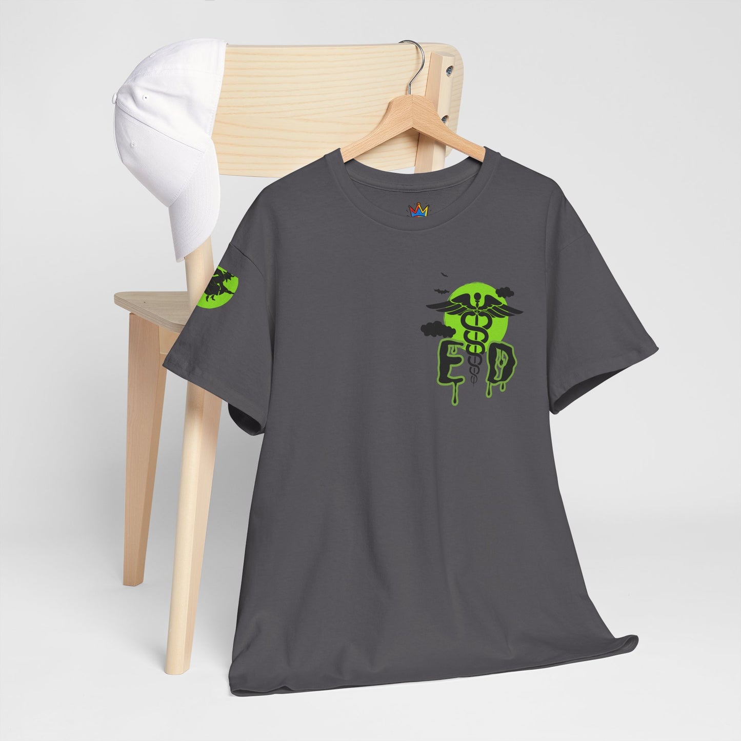 Witches Boiling Cauldron Halloween themed emergency department Unisex Heavy Cotton Tee