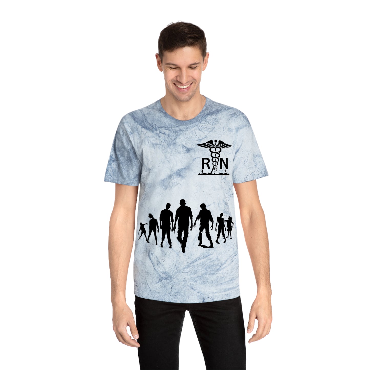 Night of the undead full blood moon zombie horde RN comfort colors Unisex Color Blast T-Shirt