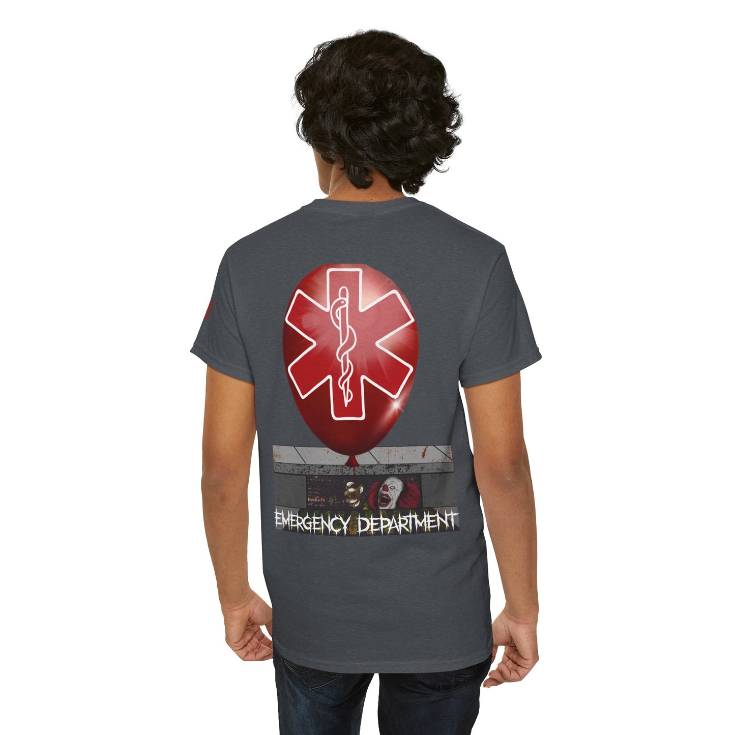 ER halloween clown t shirt Unisex Heavy Cotton Tee