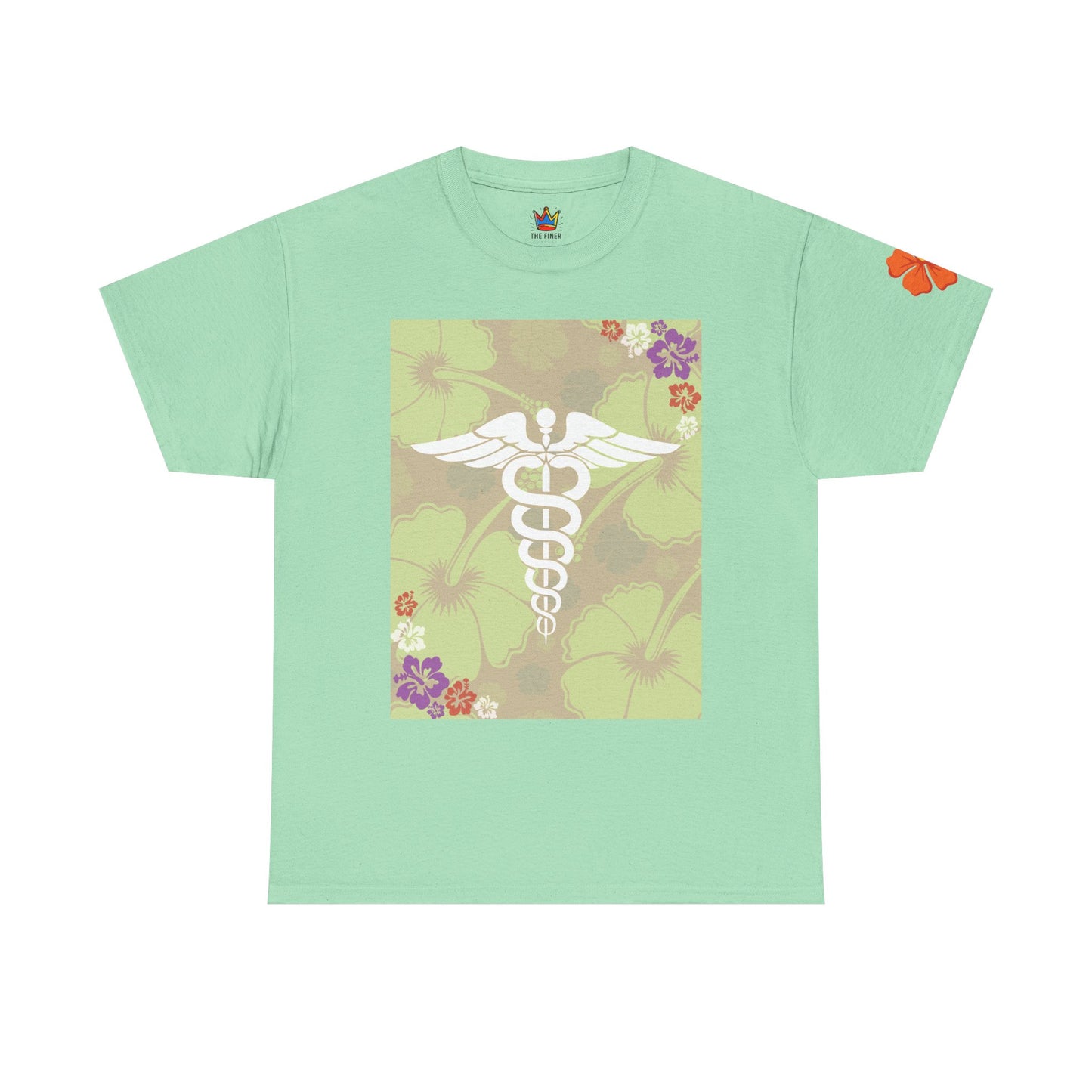 Hawaiian healthcare worker t shirt summer gift for healthcare heroes Unisex Heavy Cotton Tee