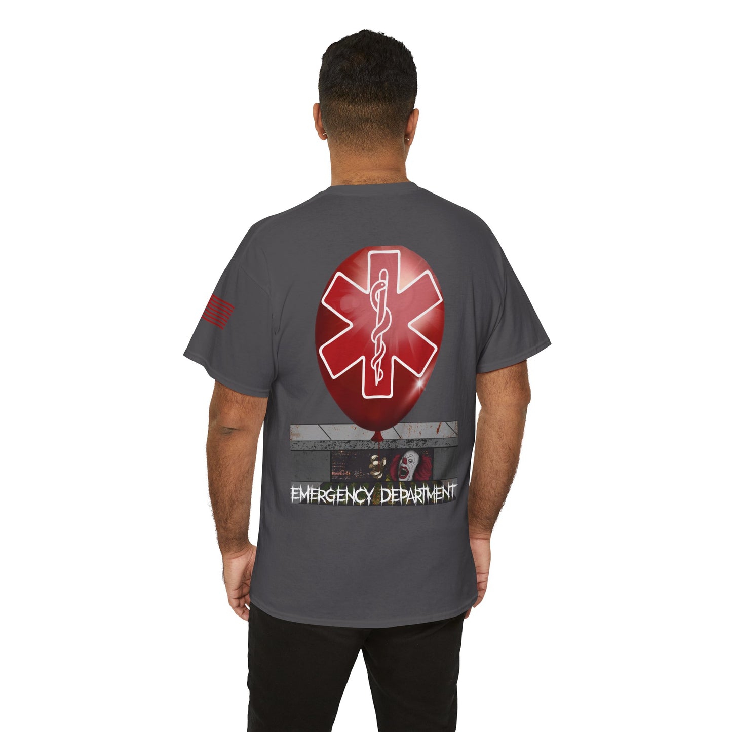 ER halloween clown t shirt Unisex Heavy Cotton Tee