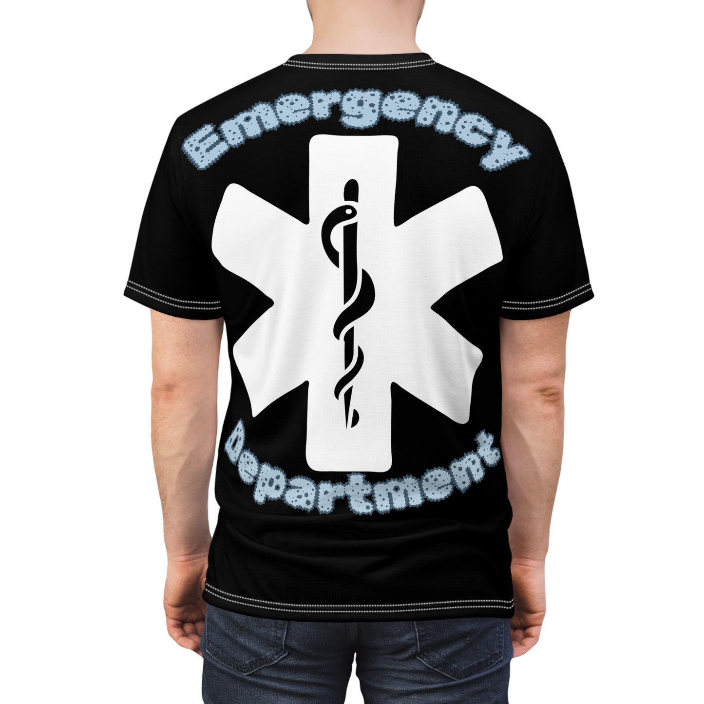 Formal attire in the Emergency Department Unisex Cut & Sew Tee (AOP)