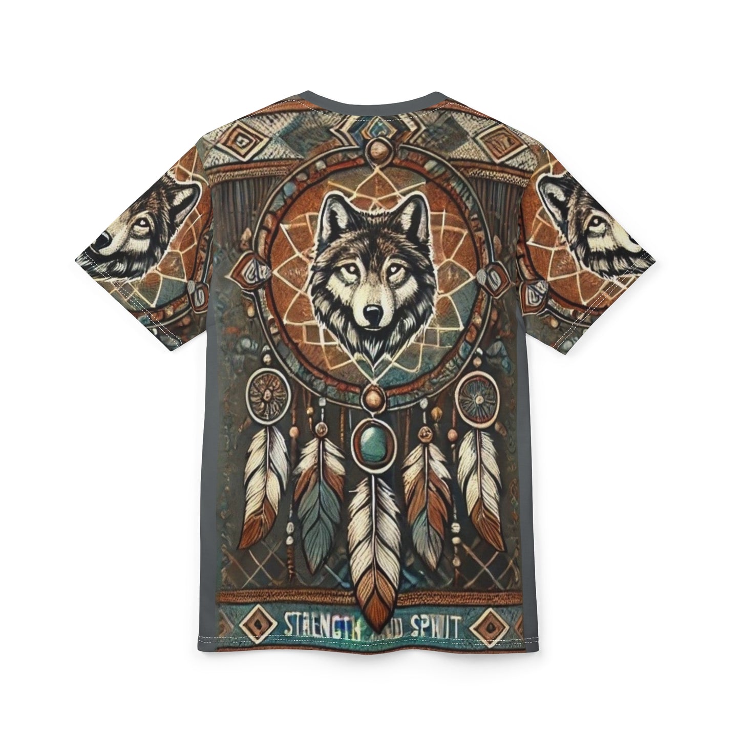 Native pride wolf tee