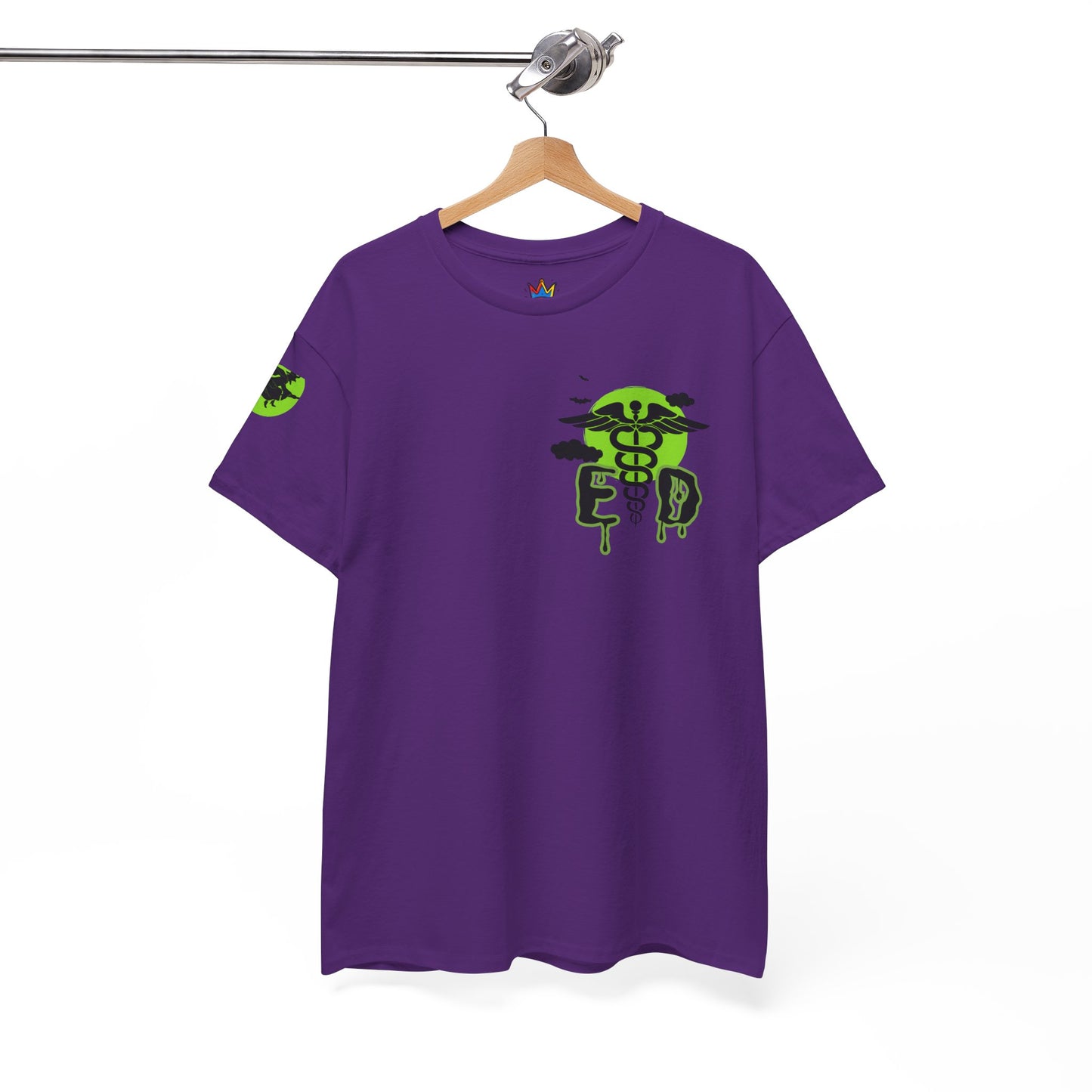 Witches Boiling Cauldron Halloween themed emergency department Unisex Heavy Cotton Tee