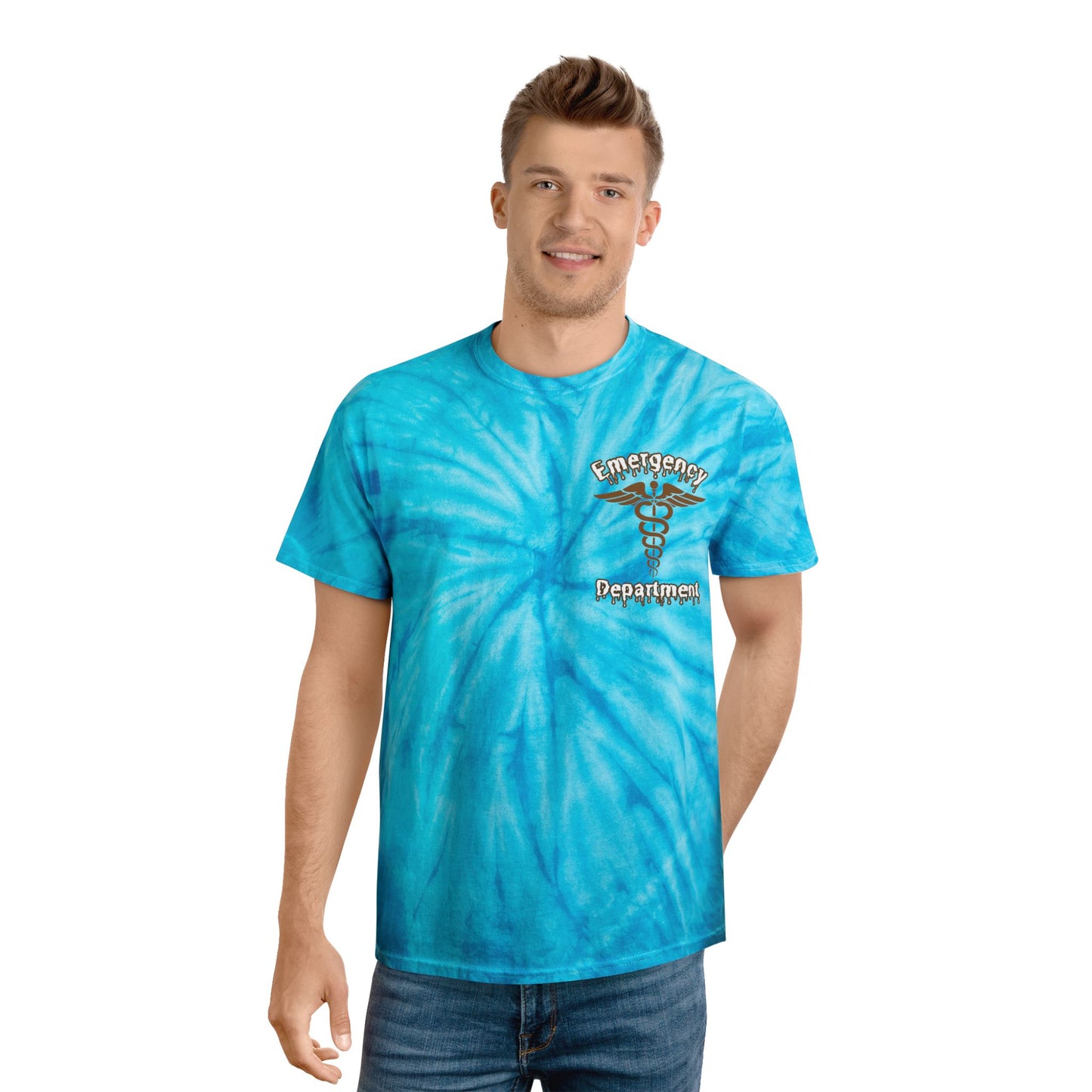 Summer in the ER ice cream social beat the heat melting ice cream cookies and cream Tie-Dye Tee, Cyclone