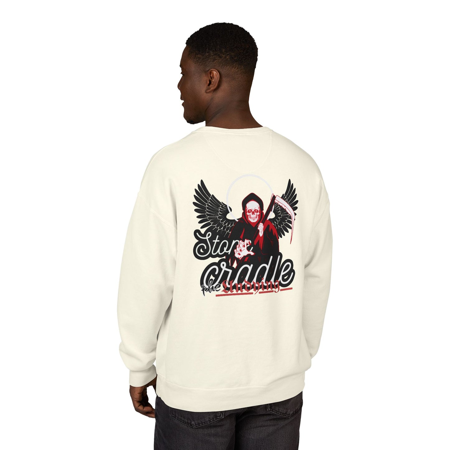 Crewneck Sweatshirt stone cradle (the undying) collection