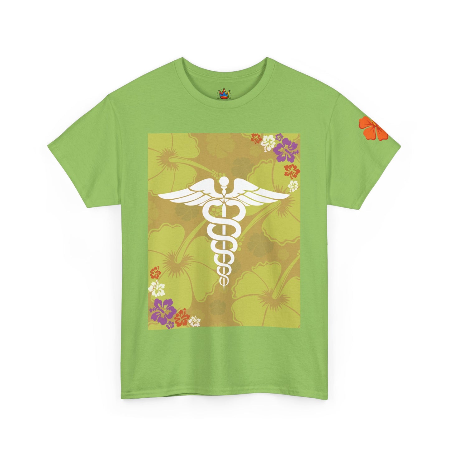 Hawaiian healthcare worker t shirt summer gift for healthcare heroes Unisex Heavy Cotton Tee