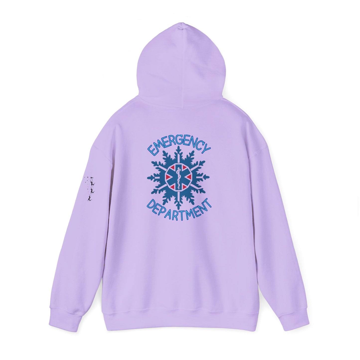 Holiday snowflake emergency department Unisex Heavy Blend™ Hooded Sweatshirt