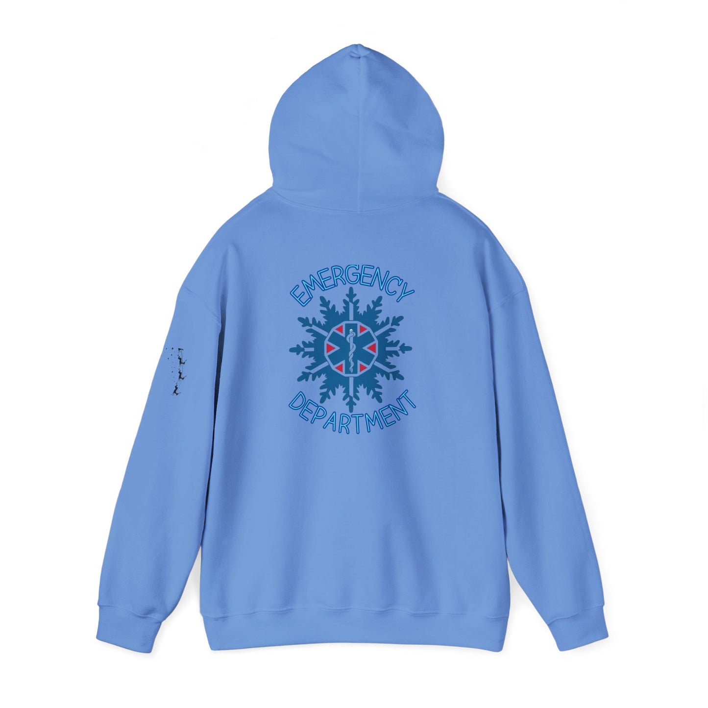 Holiday snowflake emergency department Unisex Heavy Blend™ Hooded Sweatshirt