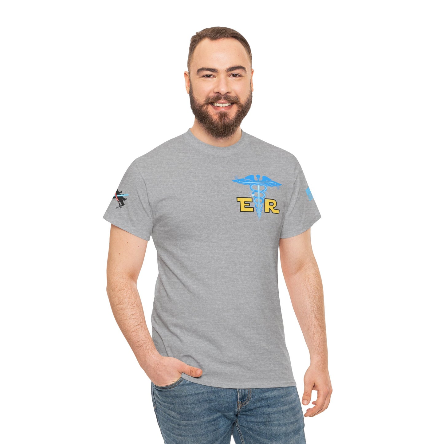 Feel the force galactic Unisex Heavy Cotton Tee