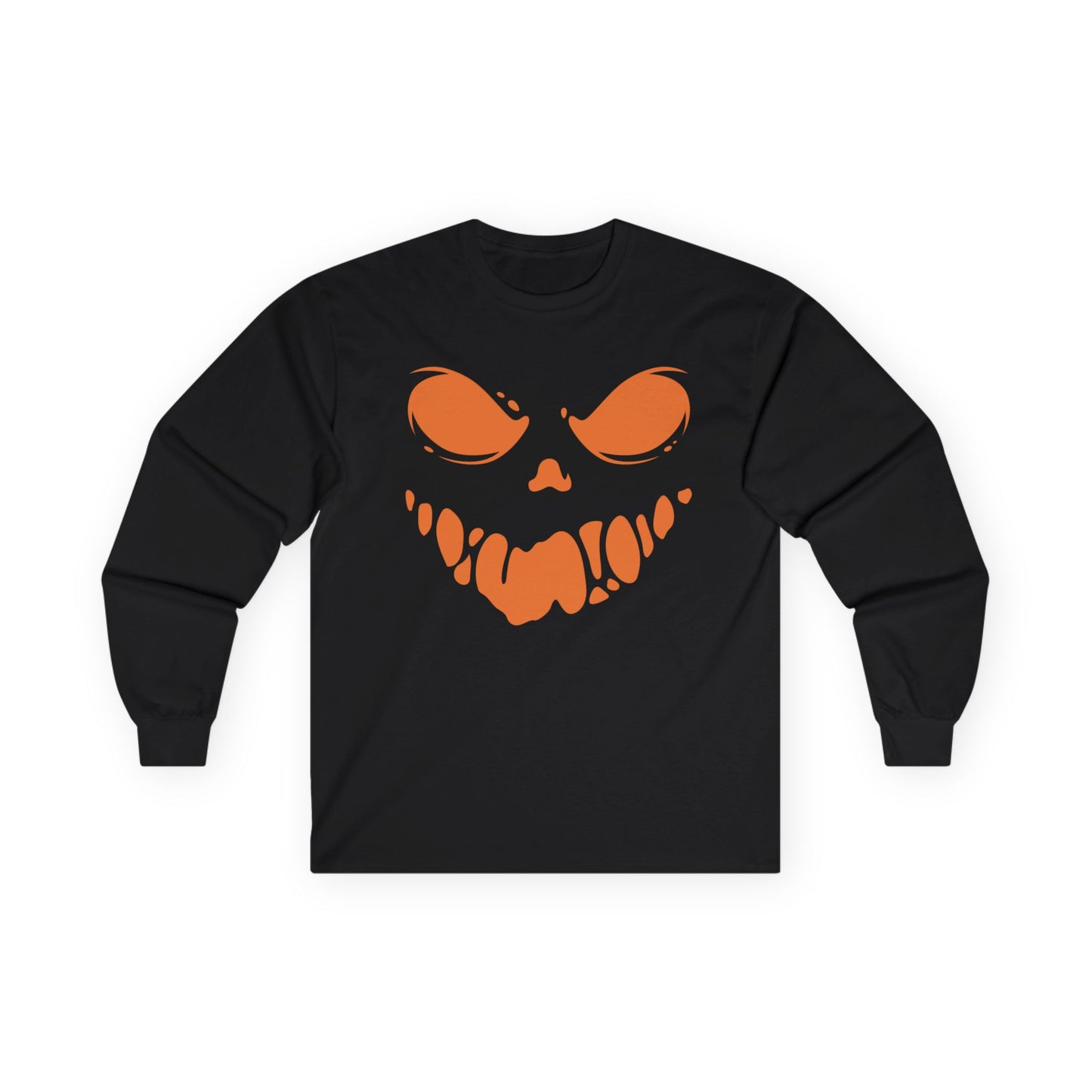 Spooky Jack O Lantern Emergency Department Halloween Unisex Ultra Cotton Long Sleeve Tee