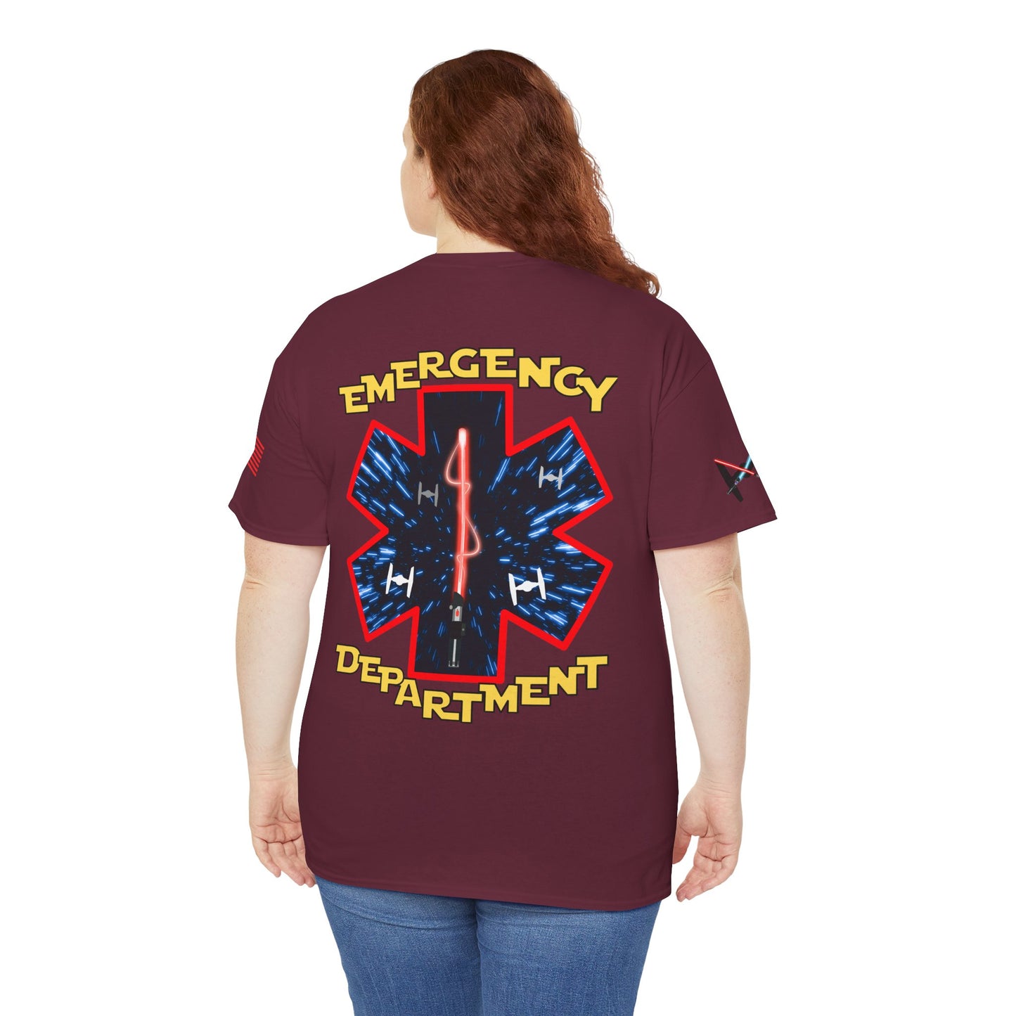 Embrace the dark side galactic Unisex Heavy Cotton Tee