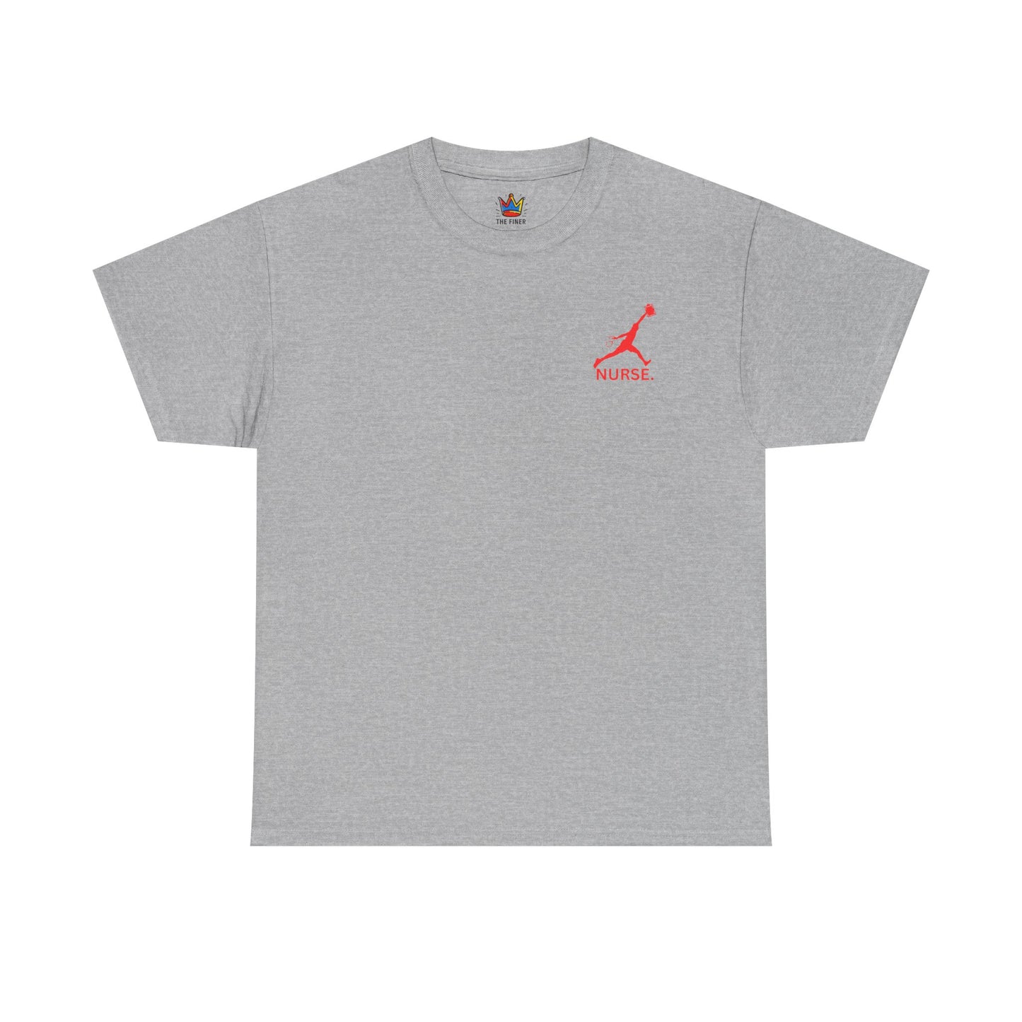 Nursing jumpman t shirt gift nurses week sporty nurse gift Unisex Heavy Cotton Tee