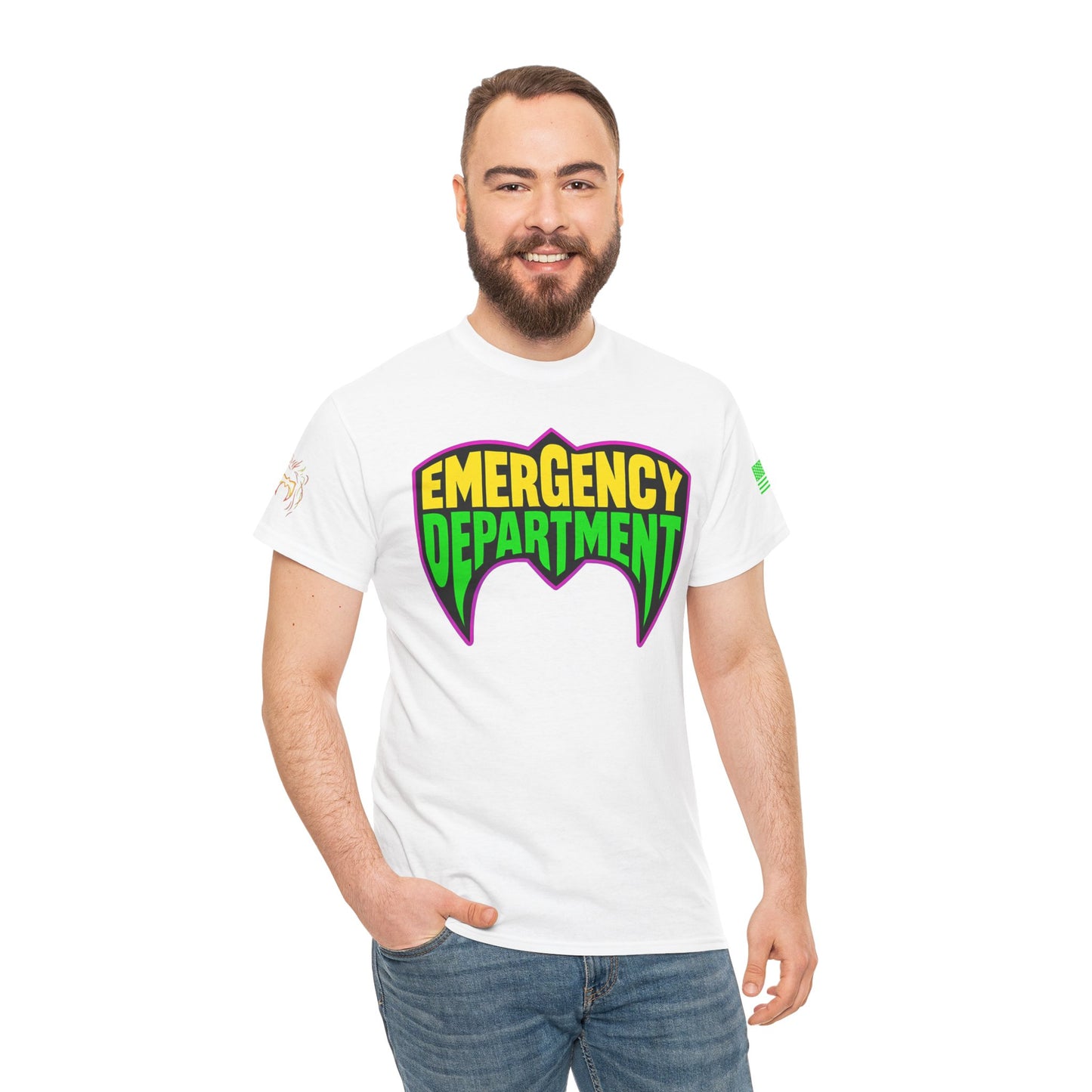 The Ultimate ER tee homage to wrestling legends Unisex Heavy Cotton Tee