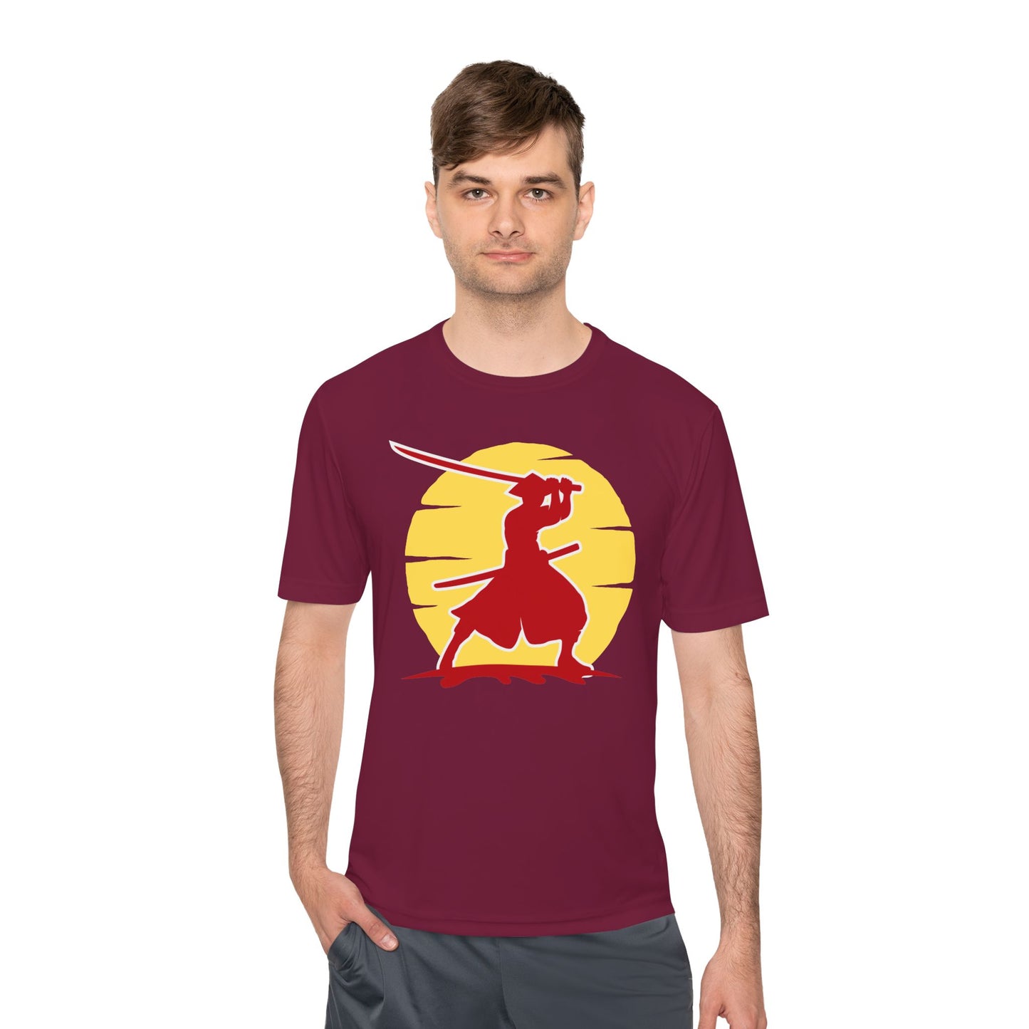 Gym gear samurai slice thank you Unisex Moisture Wicking Tee