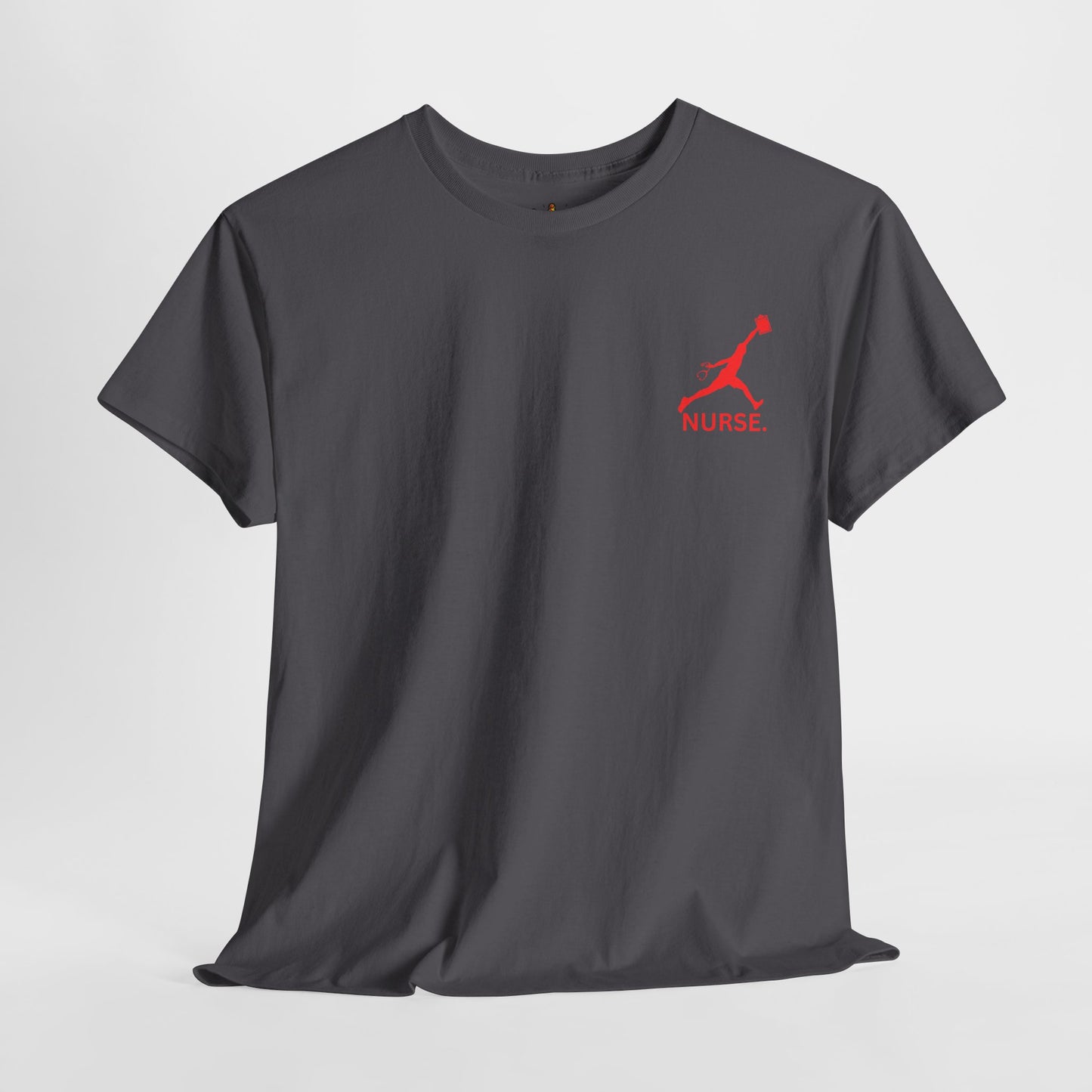 Nursing jumpman t shirt gift nurses week sporty nurse gift Unisex Heavy Cotton Tee