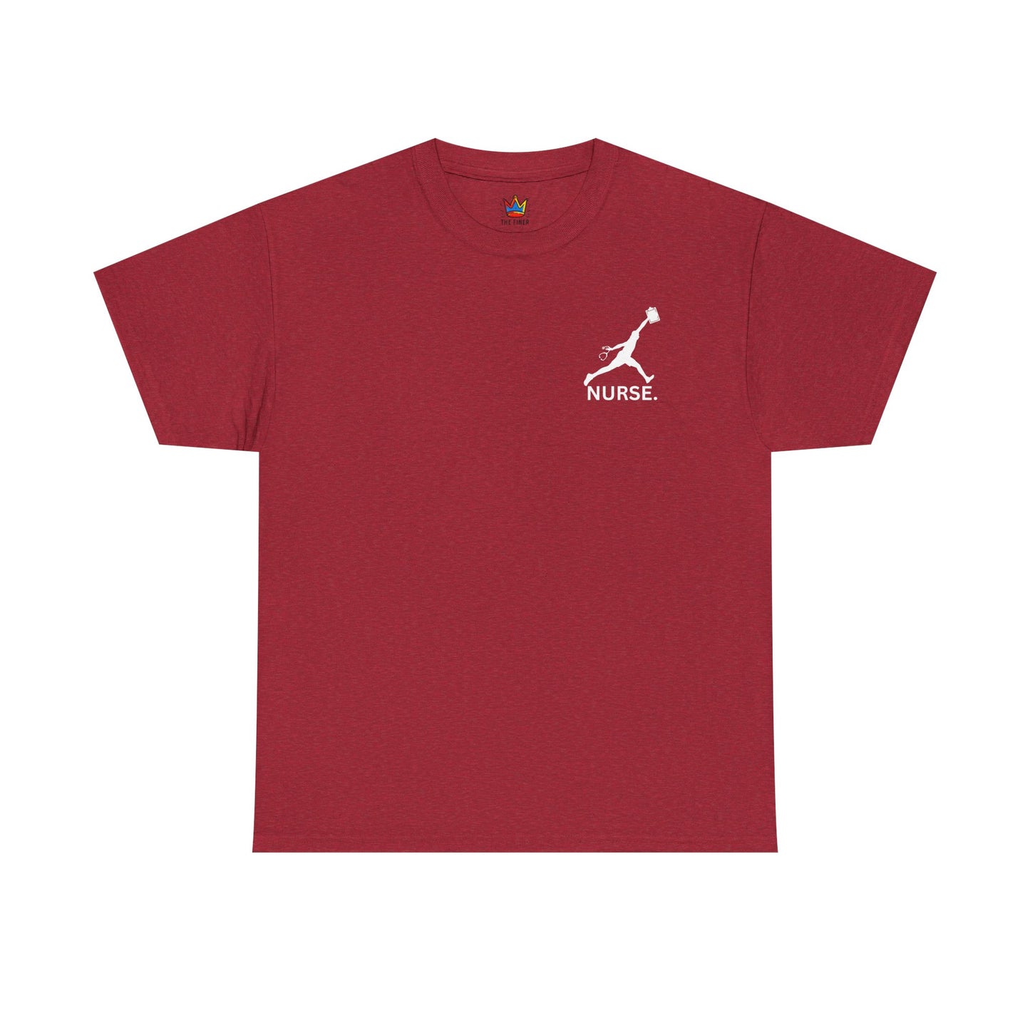 Jumpman Nurse T-Shirt Bold Multicolor Athletic Nurse Shirt, Unisex Heavy Cotton Tee, Nursing Graduation Gift, RN Nursing Staff Shirt
