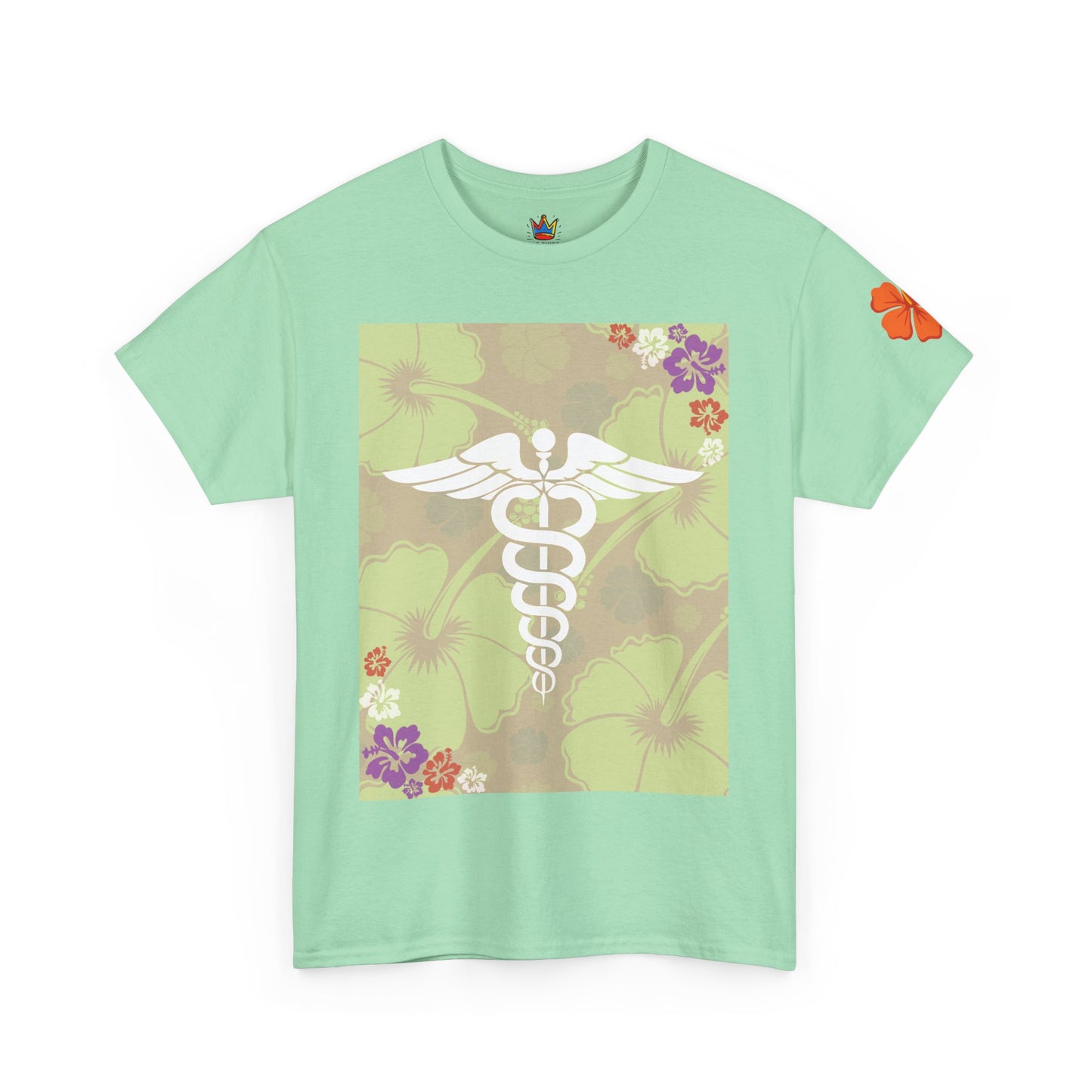 Hawaiian healthcare worker t shirt summer gift for healthcare heroes Unisex Heavy Cotton Tee