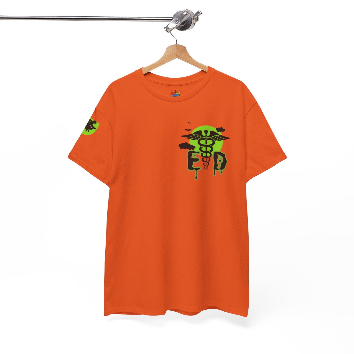 Witches Boiling Cauldron Halloween themed emergency department Unisex Heavy Cotton Tee