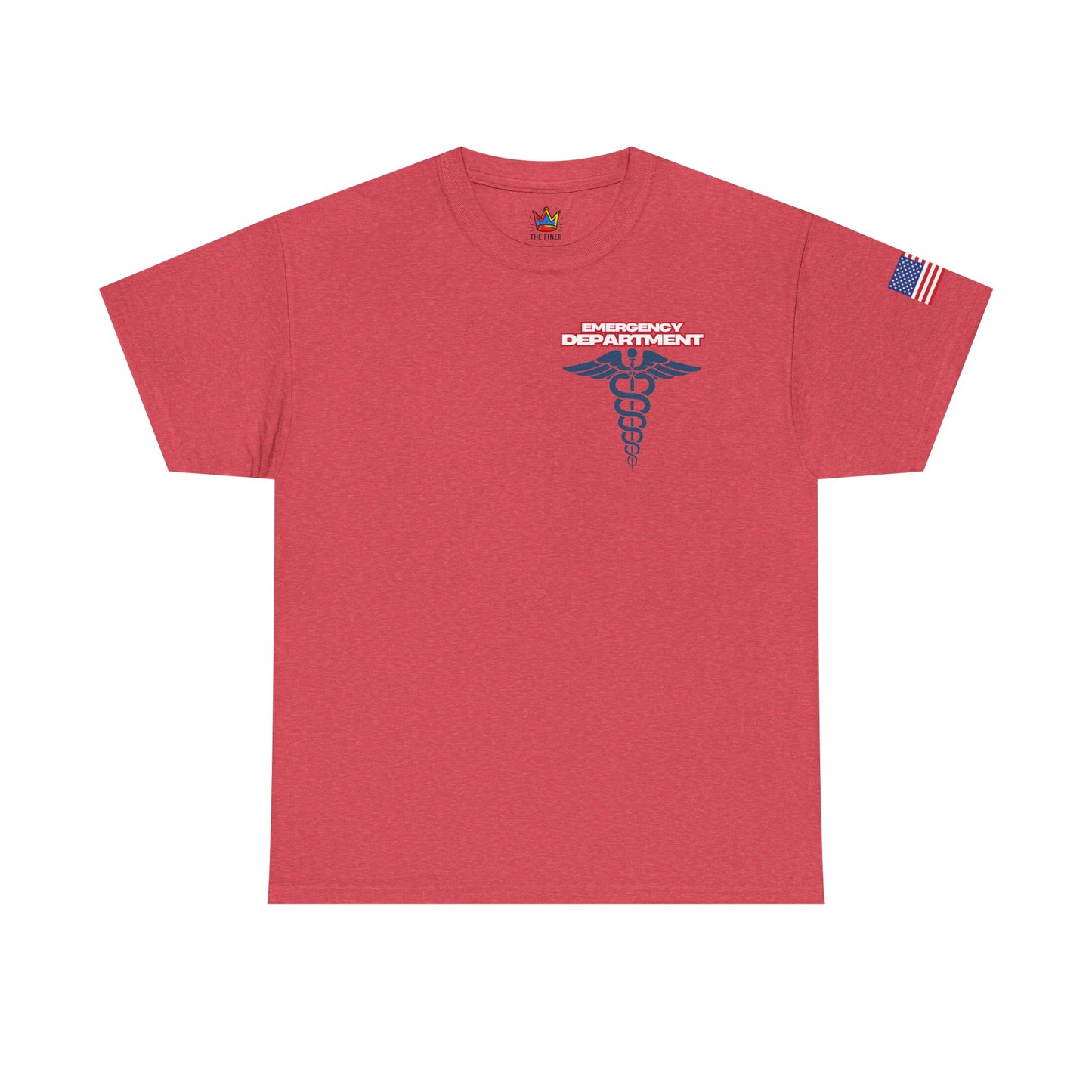 Patriotic Emergency Department T shirt gift for healthcare worker American flag star of life ED t-shirt