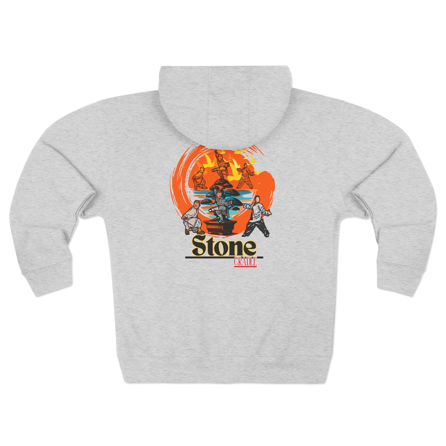 Zipper hoodie, (STONE CRADLE) boxing