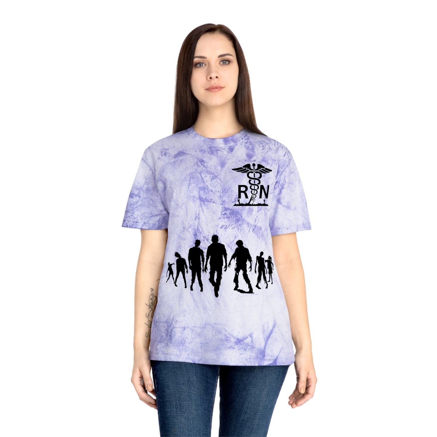 Night of the undead full blood moon zombie horde RN comfort colors Unisex Color Blast T-Shirt