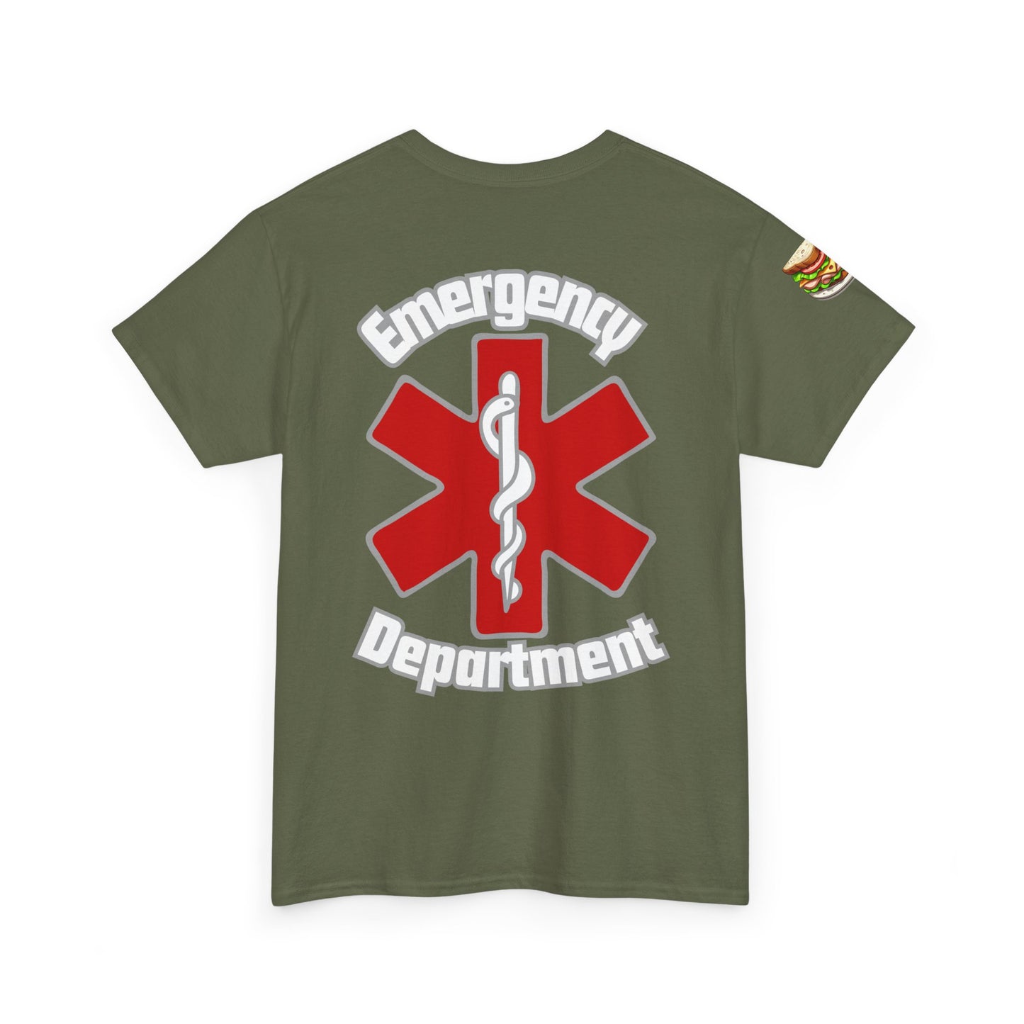 ER humor tee: Hi! Ask me about our turkey sandwiches