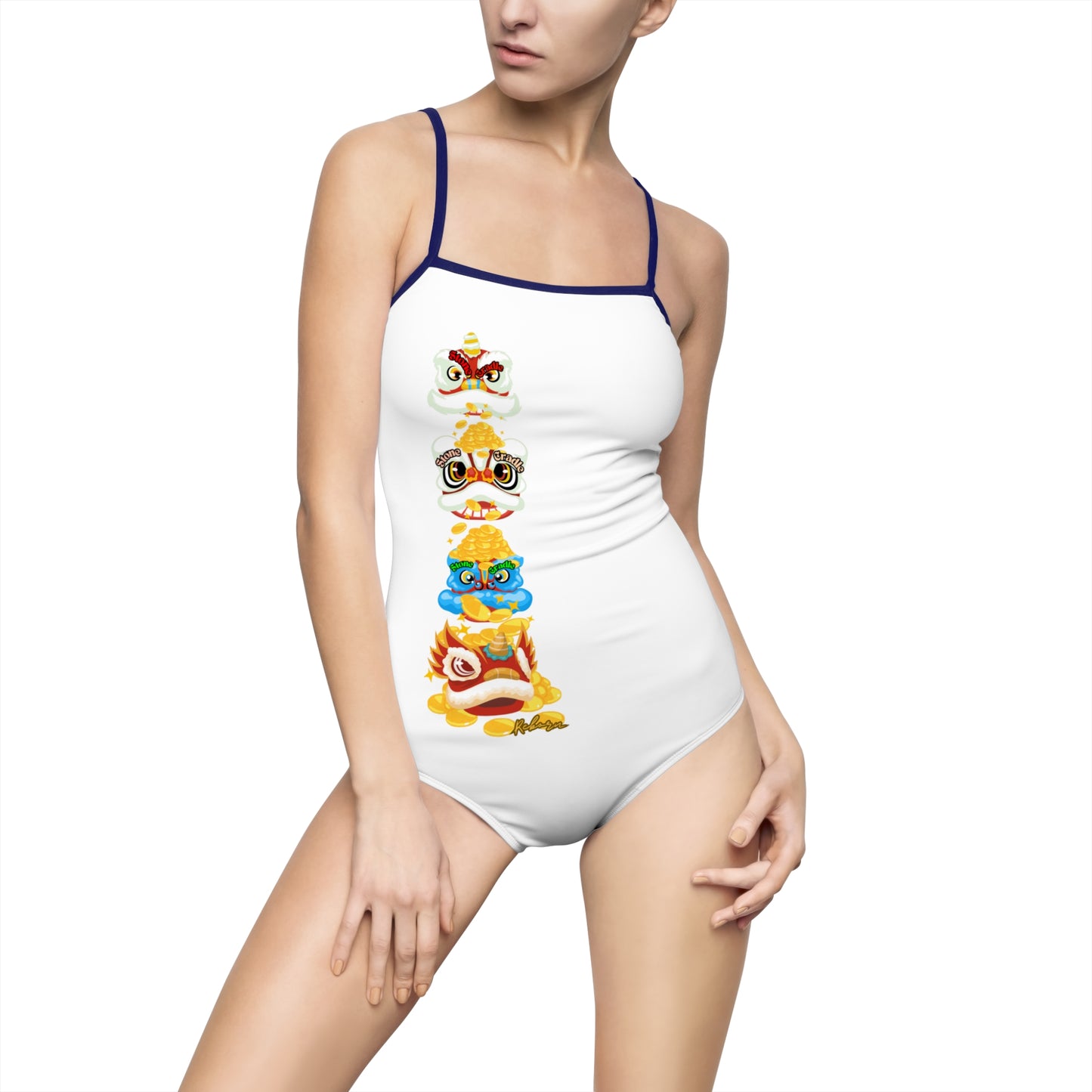 Women's One-piece Swimsuit (Stone Cradle