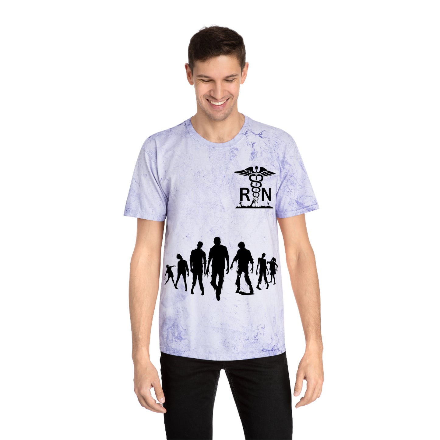 Night of the undead full blood moon zombie horde RN comfort colors Unisex Color Blast T-Shirt