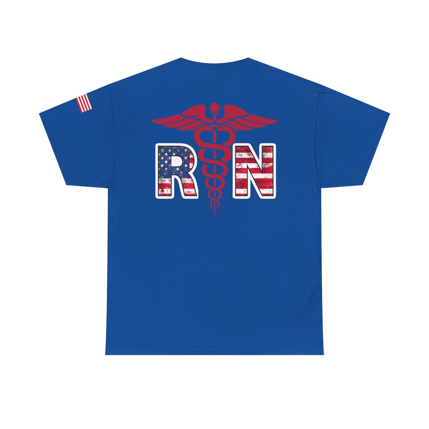 Patriotic nursing gift t shirt Unisex Heavy Cotton Tee