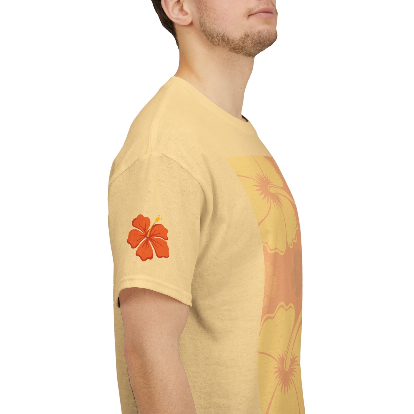 Summer in the ER themed gift emergency department Hawaiian floral t shirt Unisex Heavy Cotton Tee
