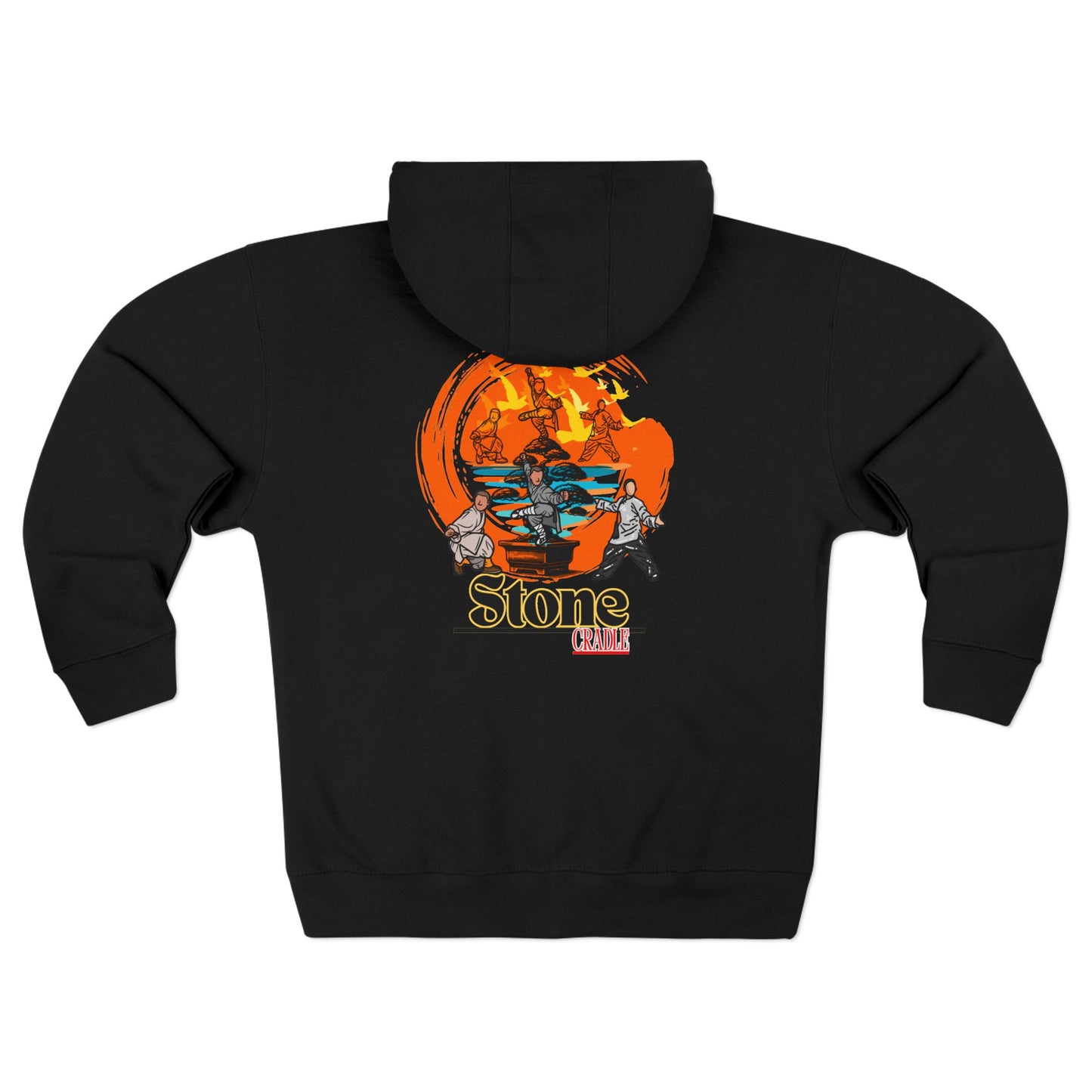 Zipper hoodie, (STONE CRADLE) boxing