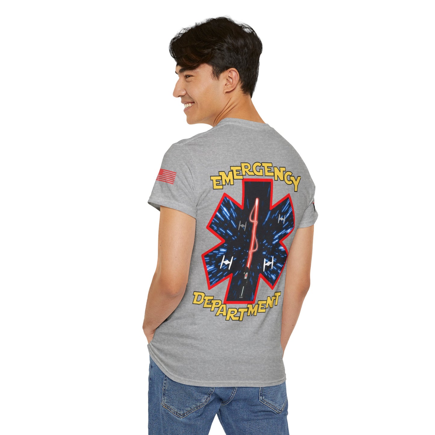 Embrace the dark side galactic Unisex Heavy Cotton Tee