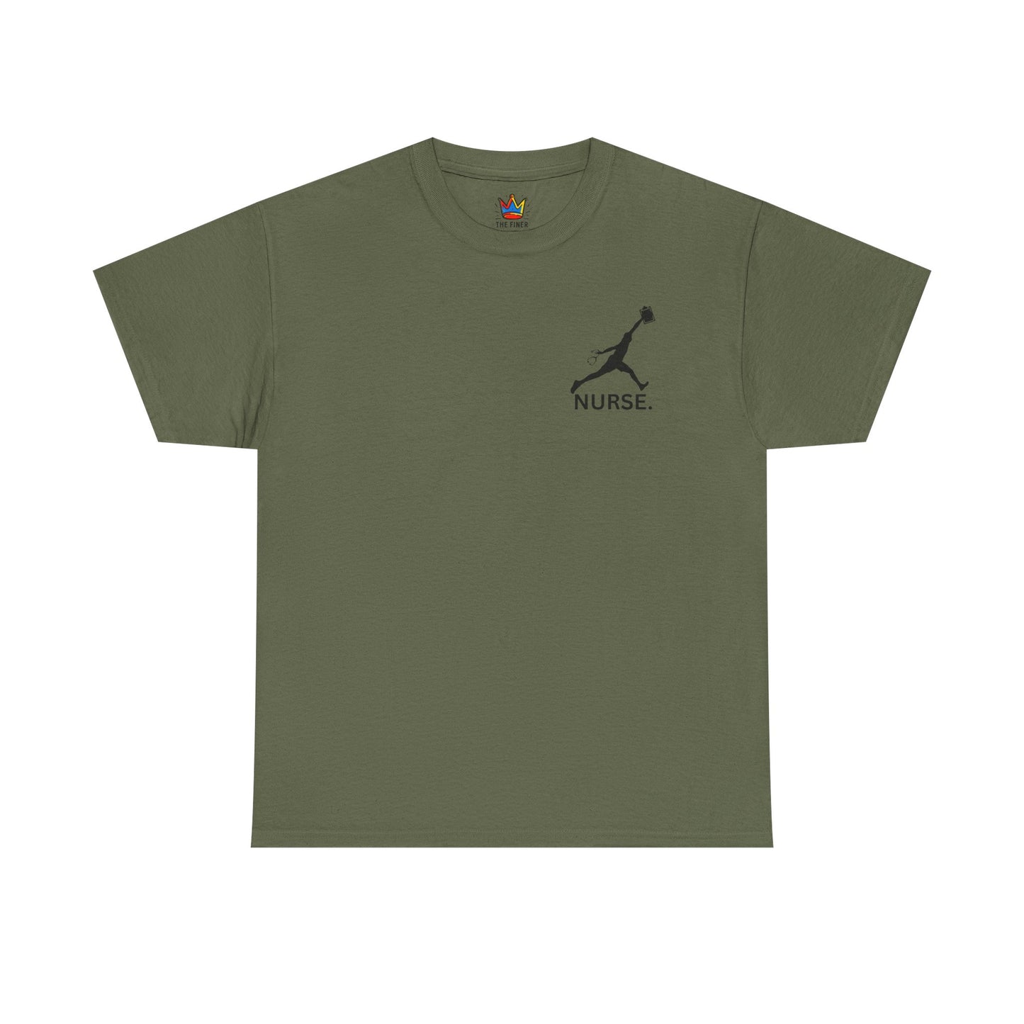 Jumpman Nurse T Shirt Bold Multicolor Athletic Nurse Shirt, Unisex Heavy Cotton Tee, Nursing Graduation Gift, RN Medical Staff Shirt
