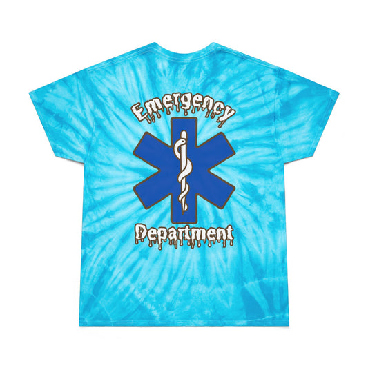 Summer in the ER ice cream social beat the heat melting ice cream cookies and cream Tie-Dye Tee, Cyclone