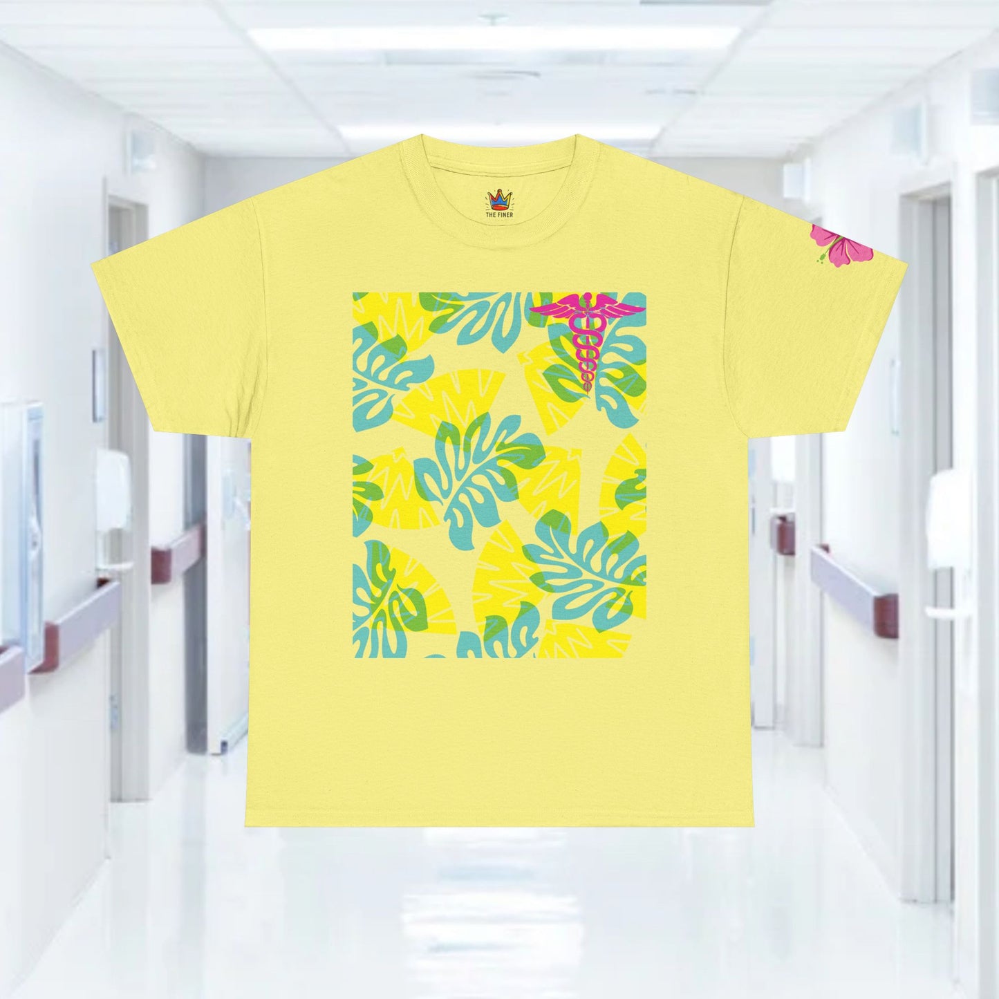 Summertime in the ER Hawaiian themed ED t shirt gift for nurses week floral ER shirt tropical themed er healthcare worker t shirt