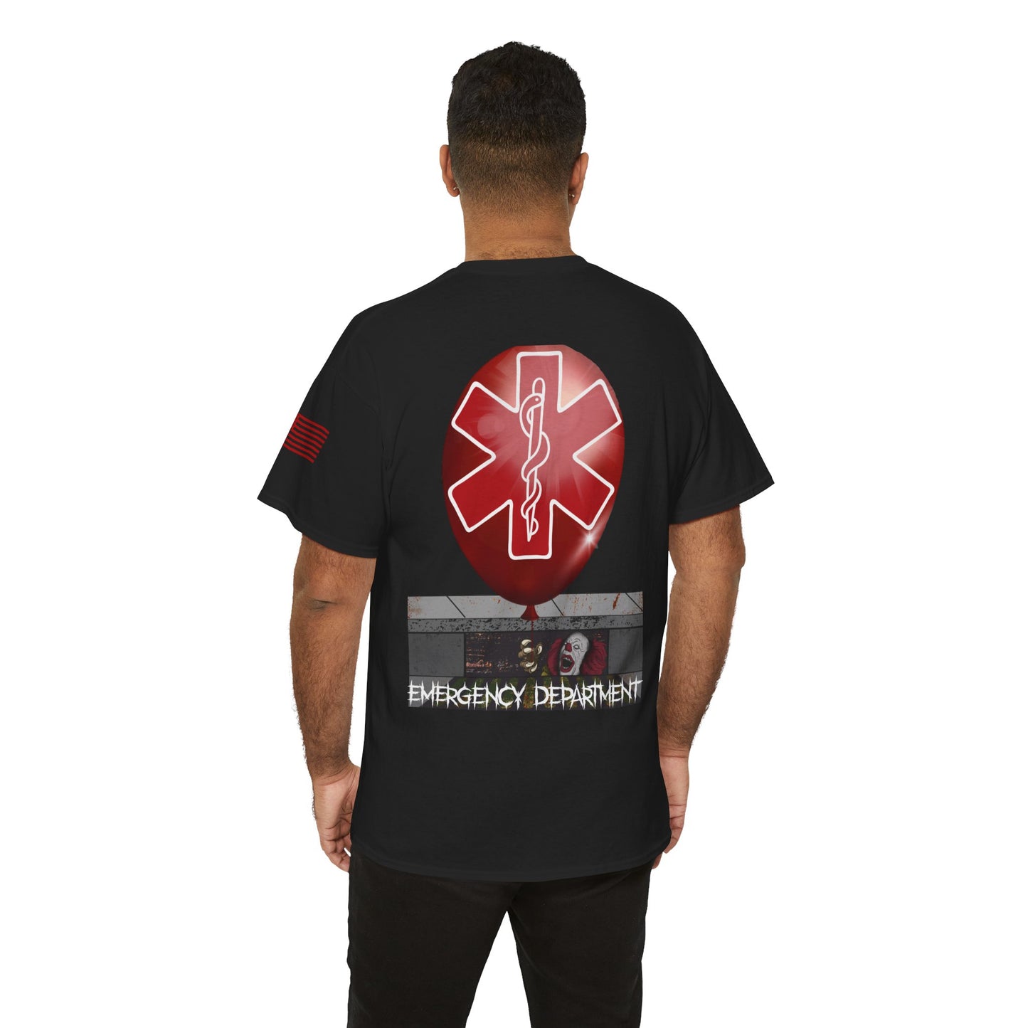 ER halloween clown t shirt Unisex Heavy Cotton Tee