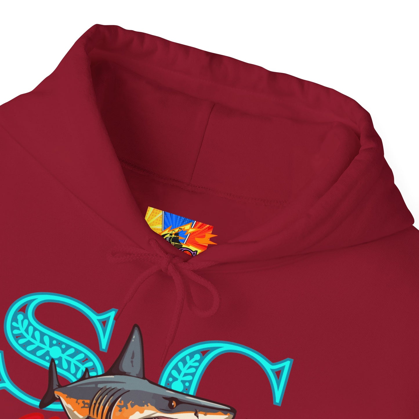 Hooded sweat shirt (stone cradle) stranded line