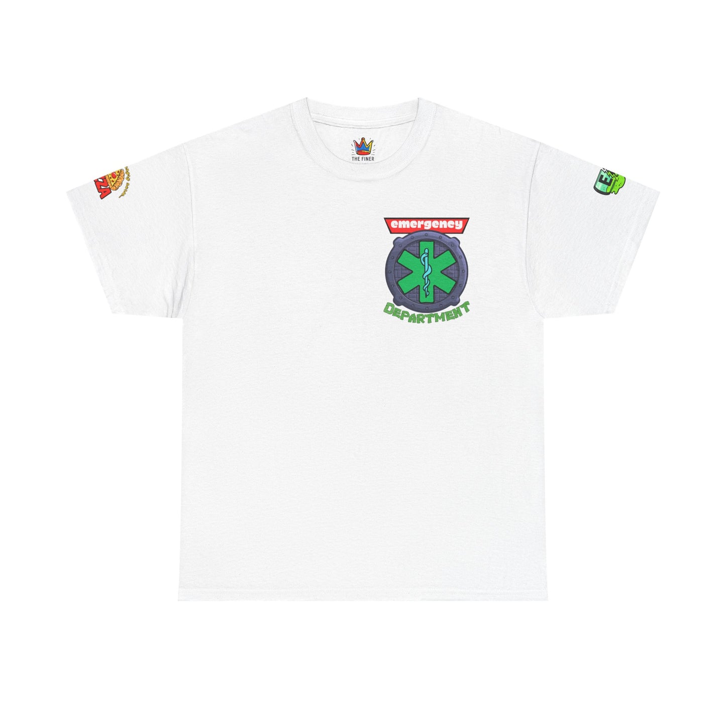 ER staff tee shirt nostalgic turtle power pizza time