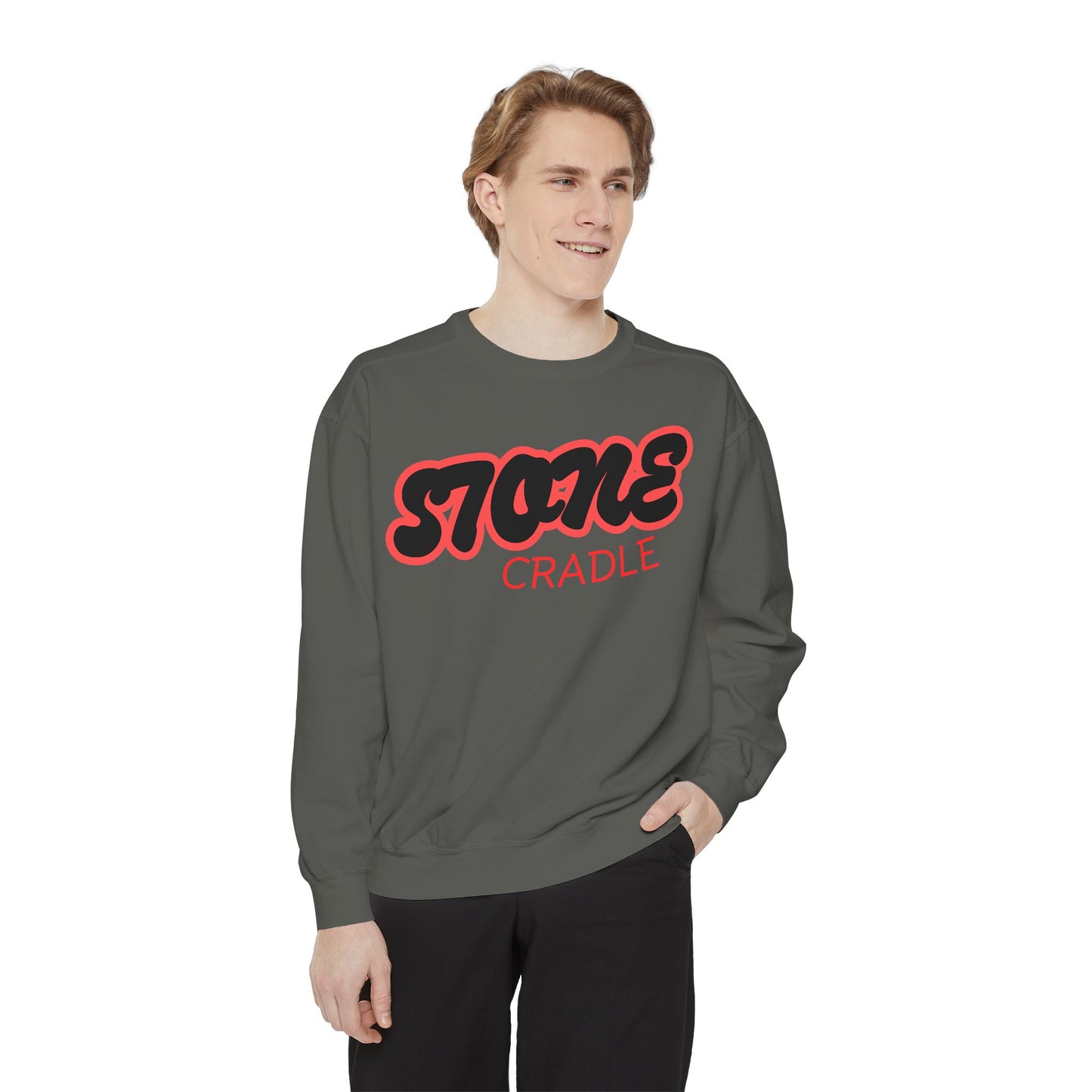 Unisex Garment-Dyed stone cradle sweat shirt